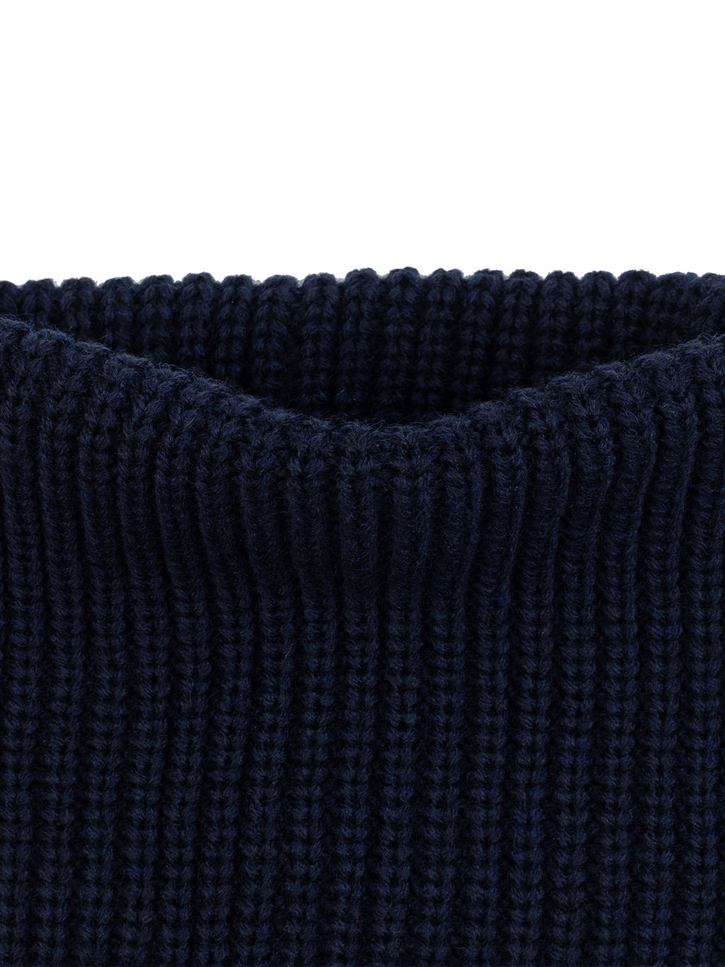 Комплект вязаный темно-синий Ш-118 (56-58)