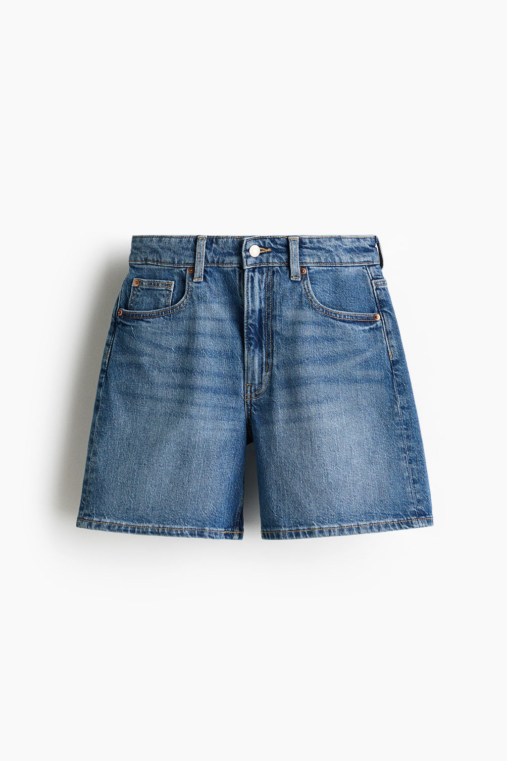 Vaquero corto de talle alto - H&m фото 6