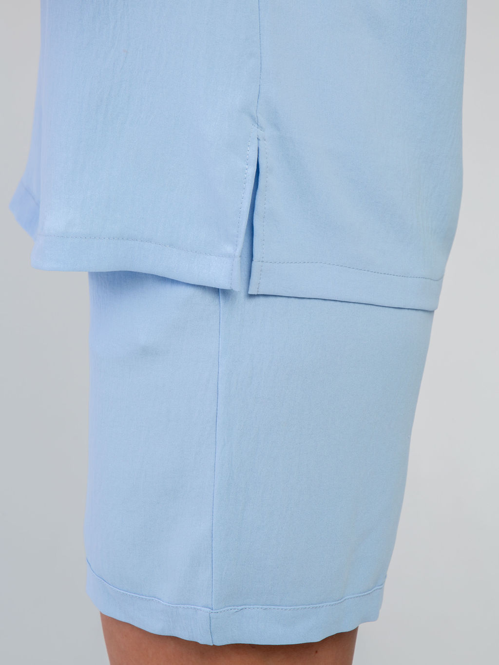 Костюм Манго (шорты+блуза)_О820/светло-голубой - Ihomelux фото 4