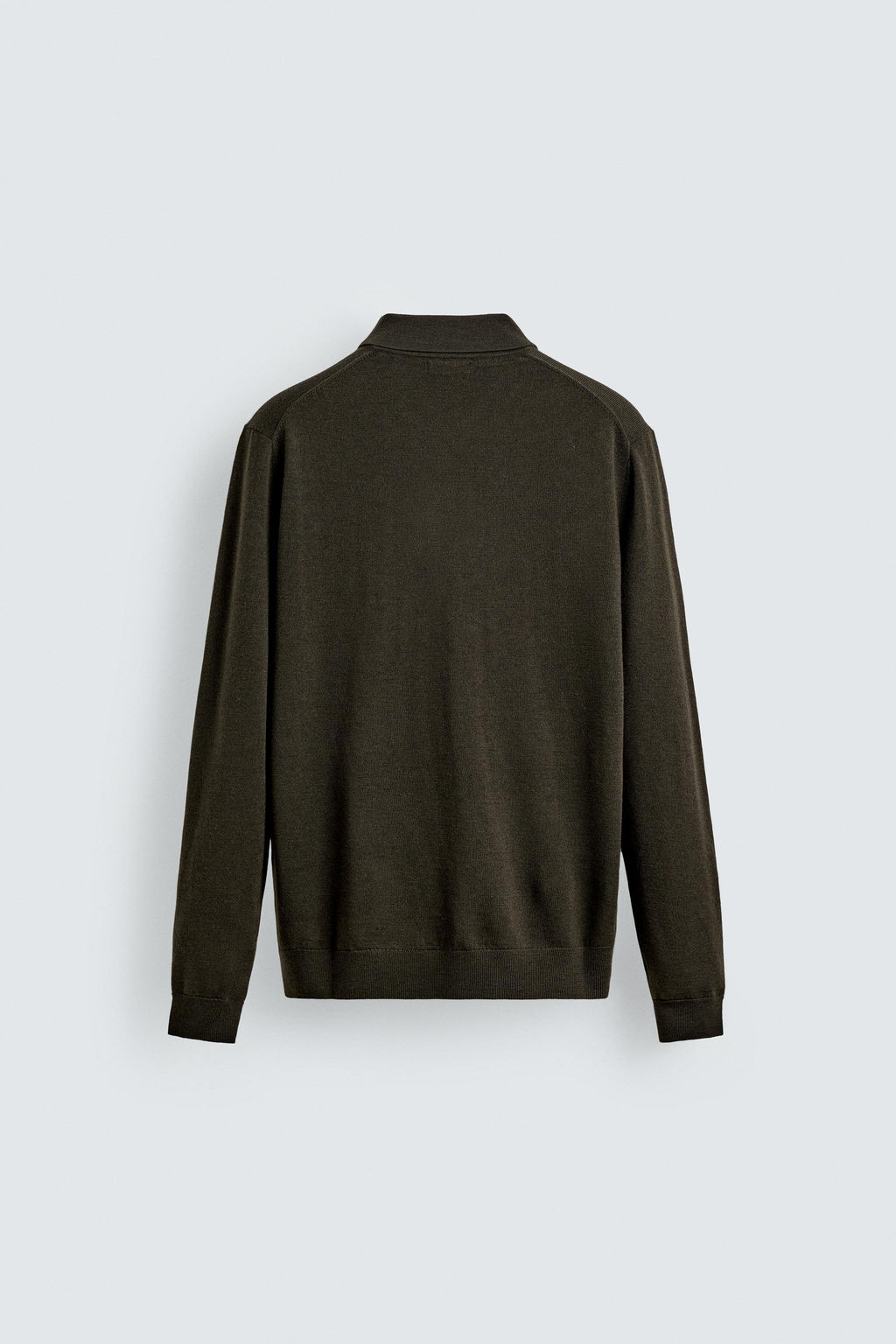 WOOL KNIT POLO SHIRT - Zara фото 14