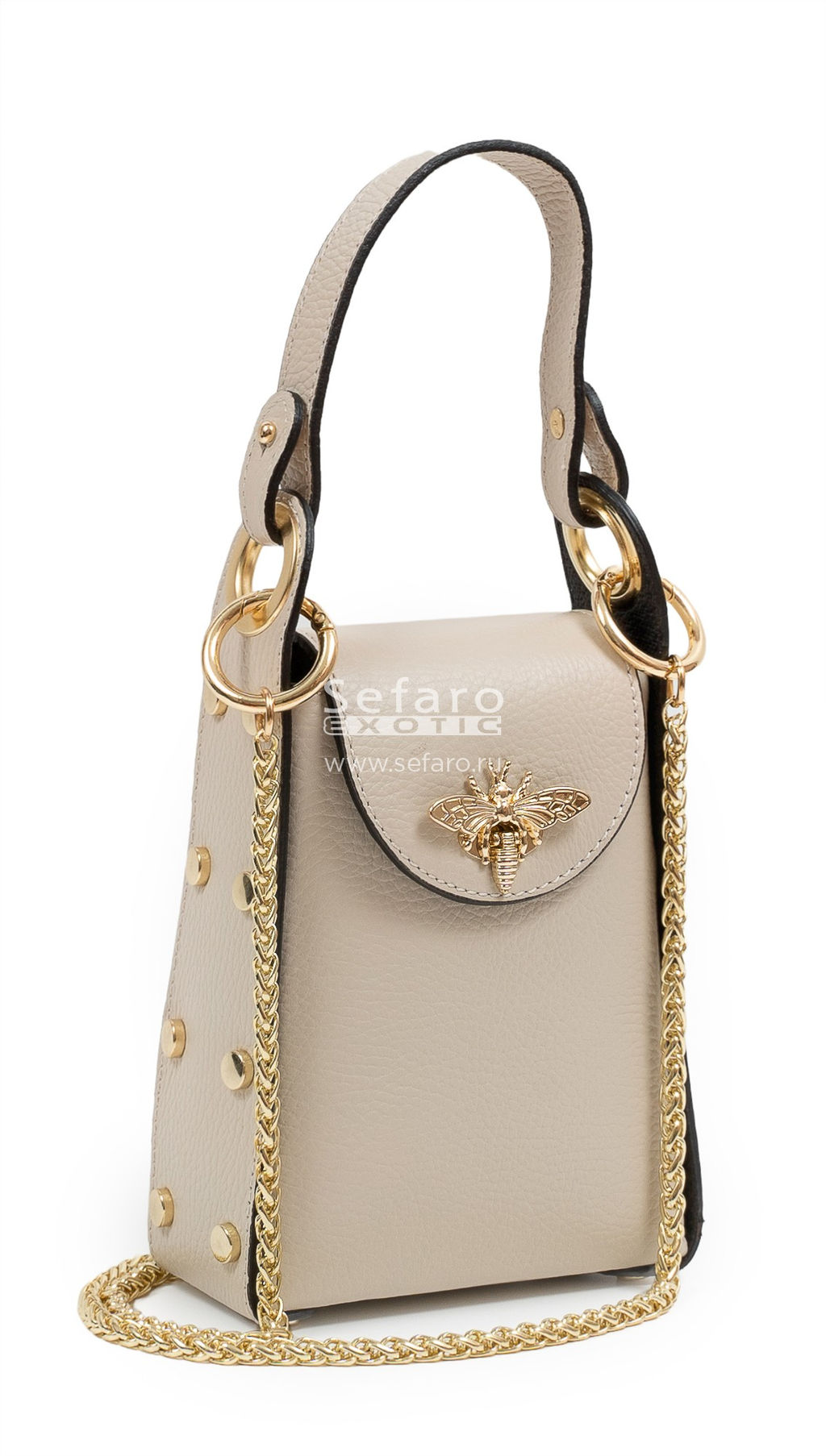 Сумка женская из телячьей кожи