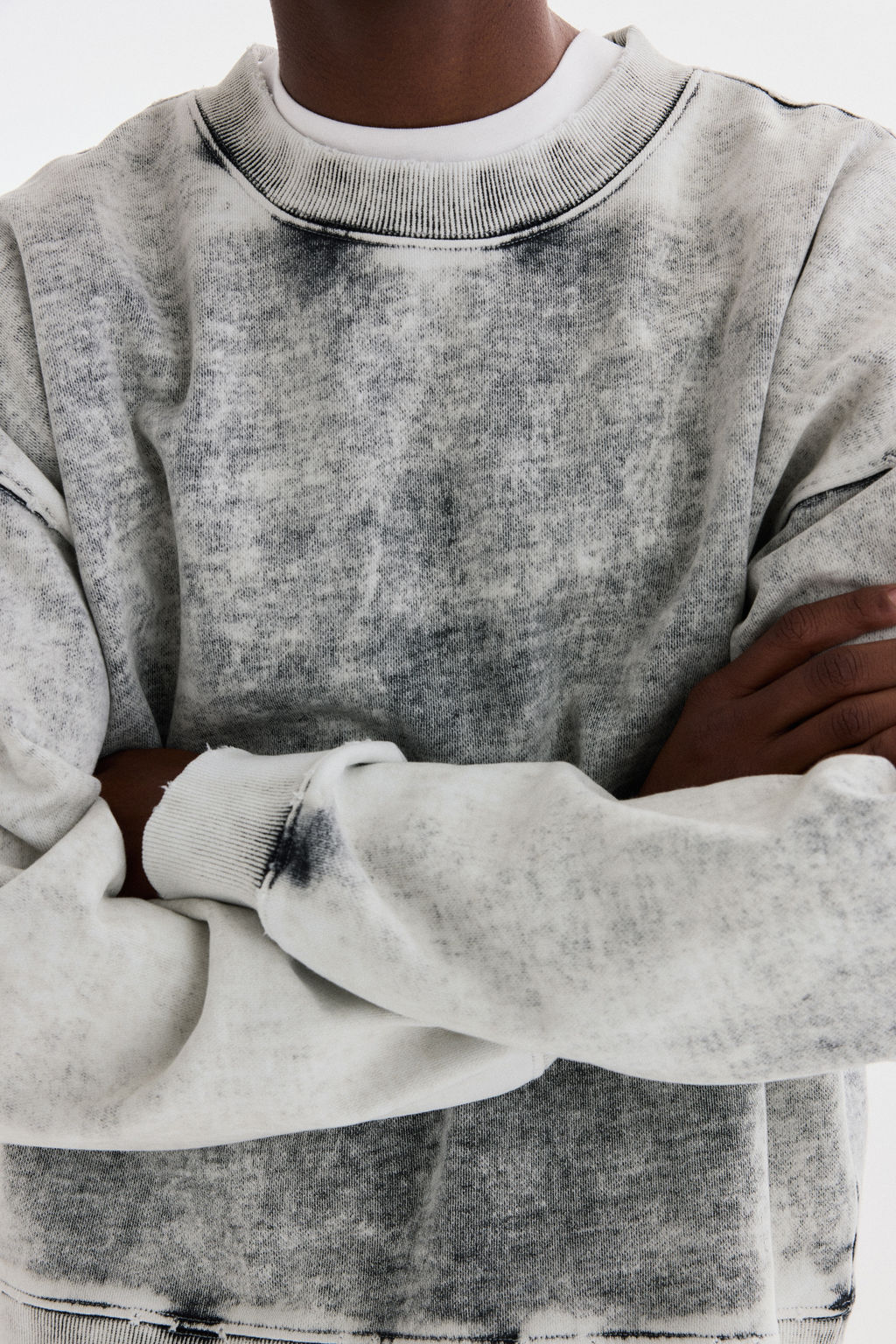 Sudadera efecto lavado Oversized Fit - H&m фото 7