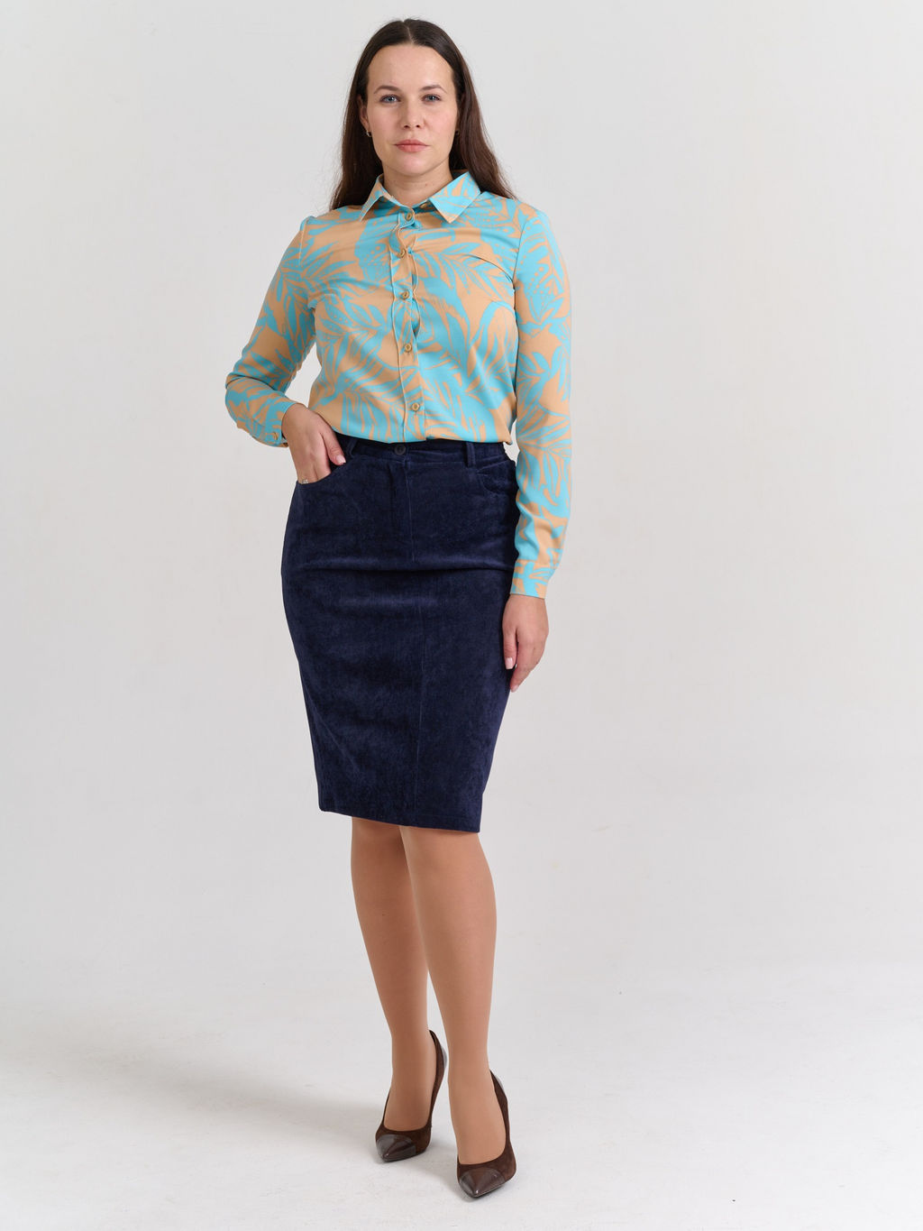 вельветовая юбка - Трика фото 2