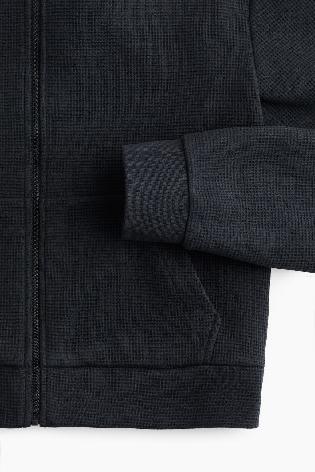 Chaqueta sudadera gofrada con capucha y cremallera - H&m фото 7