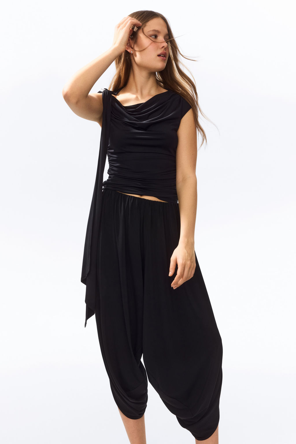 Pantal?n globo con detalle cruzado - H&m фото 5