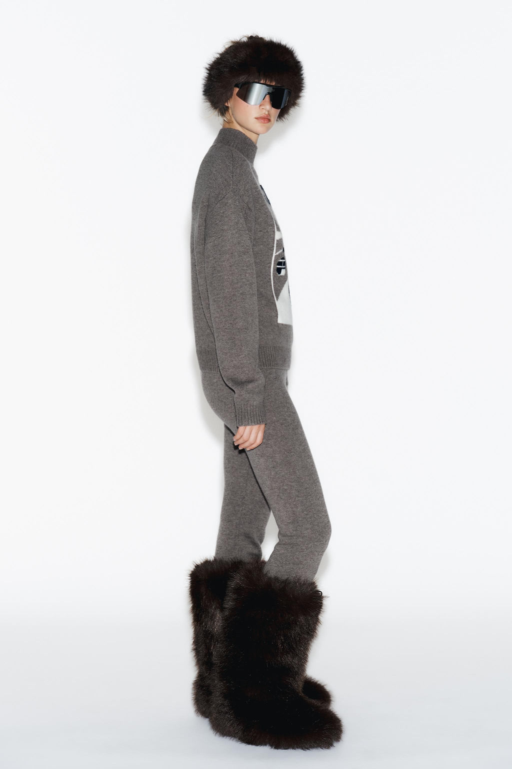 FLARE TROUSERS 90% WOOL SKI COLLECTION - Zara фото 3
