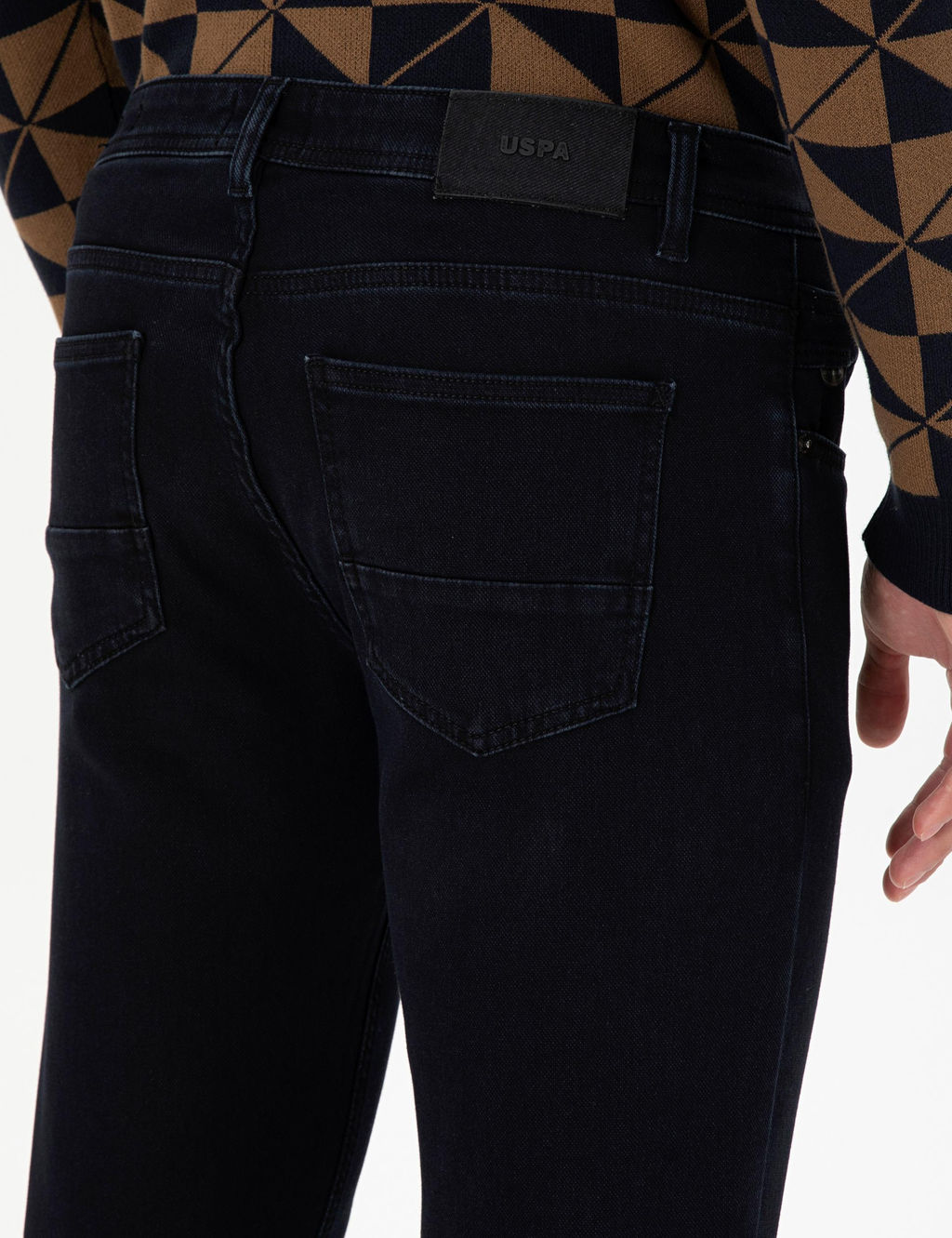 Мужские черные джинсовые брюки - U.s. polo assn фото 12