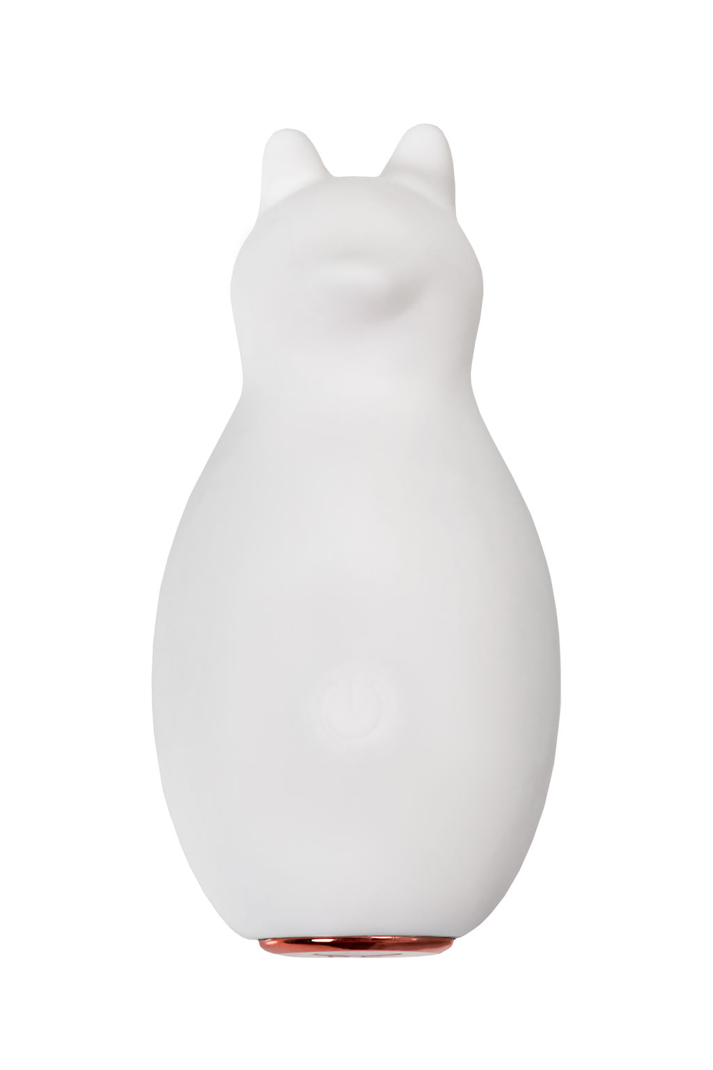 Вибратор Штучки-Дрючки, Mr. Bear, белый, силикон, 7,5 см  фото 2