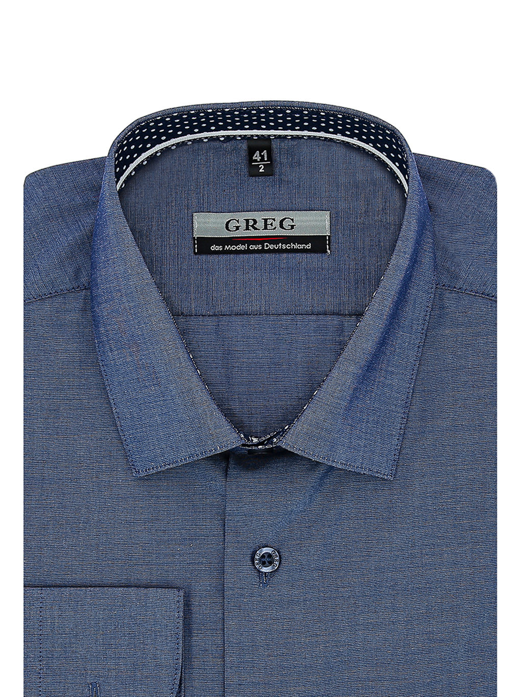 Сорочка мужская длинный рукав GREG 230/238/3086/Z/1p  фото 4