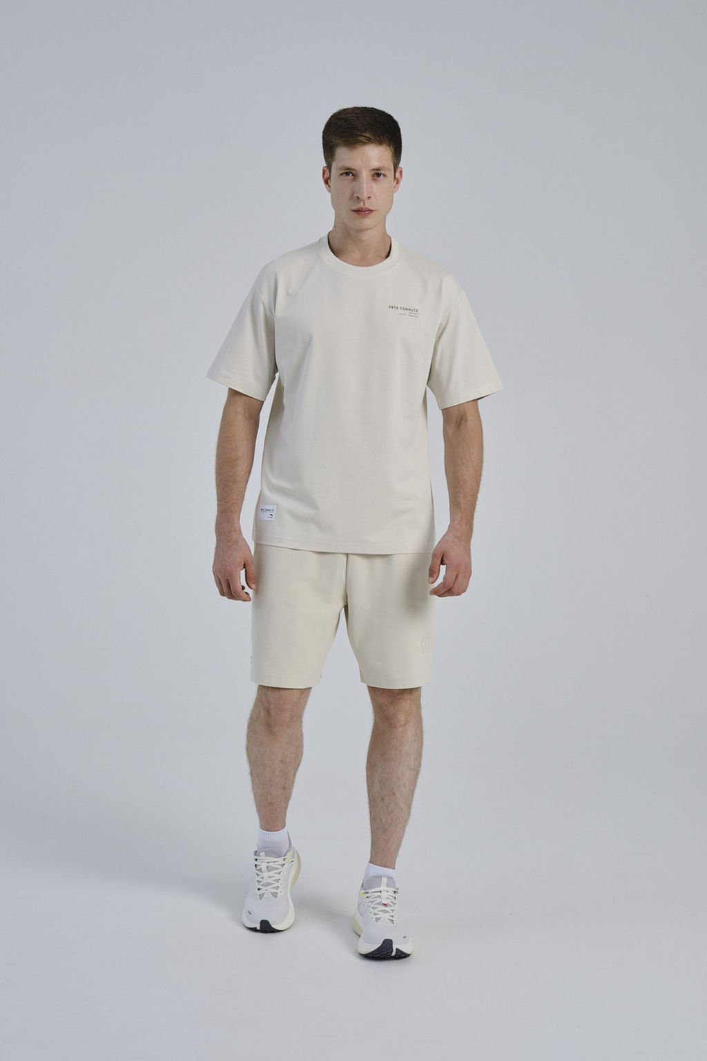 Шорты трикотажные Бежевый COMMUTE Knit Half Pants - Anta фото 2