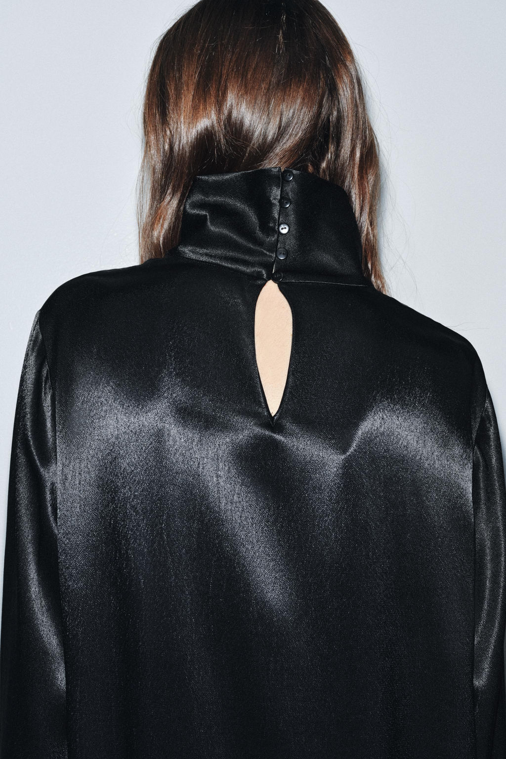 ZW COLLECTION ASYMMETRIC LONG BLOUSE - Zara фото 3