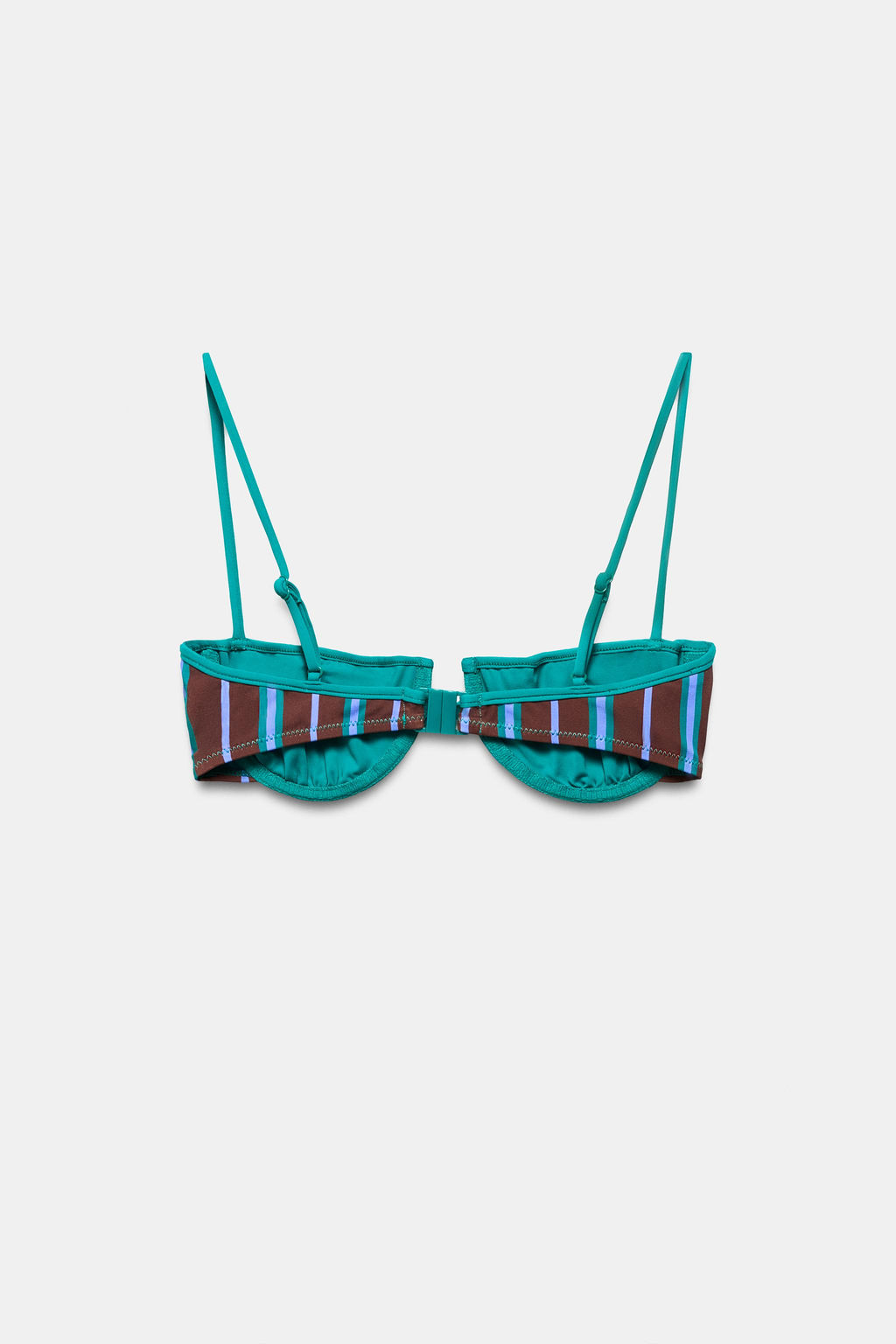 TOP BIKINI AROS RAYAS / Azul - Zara фото 5