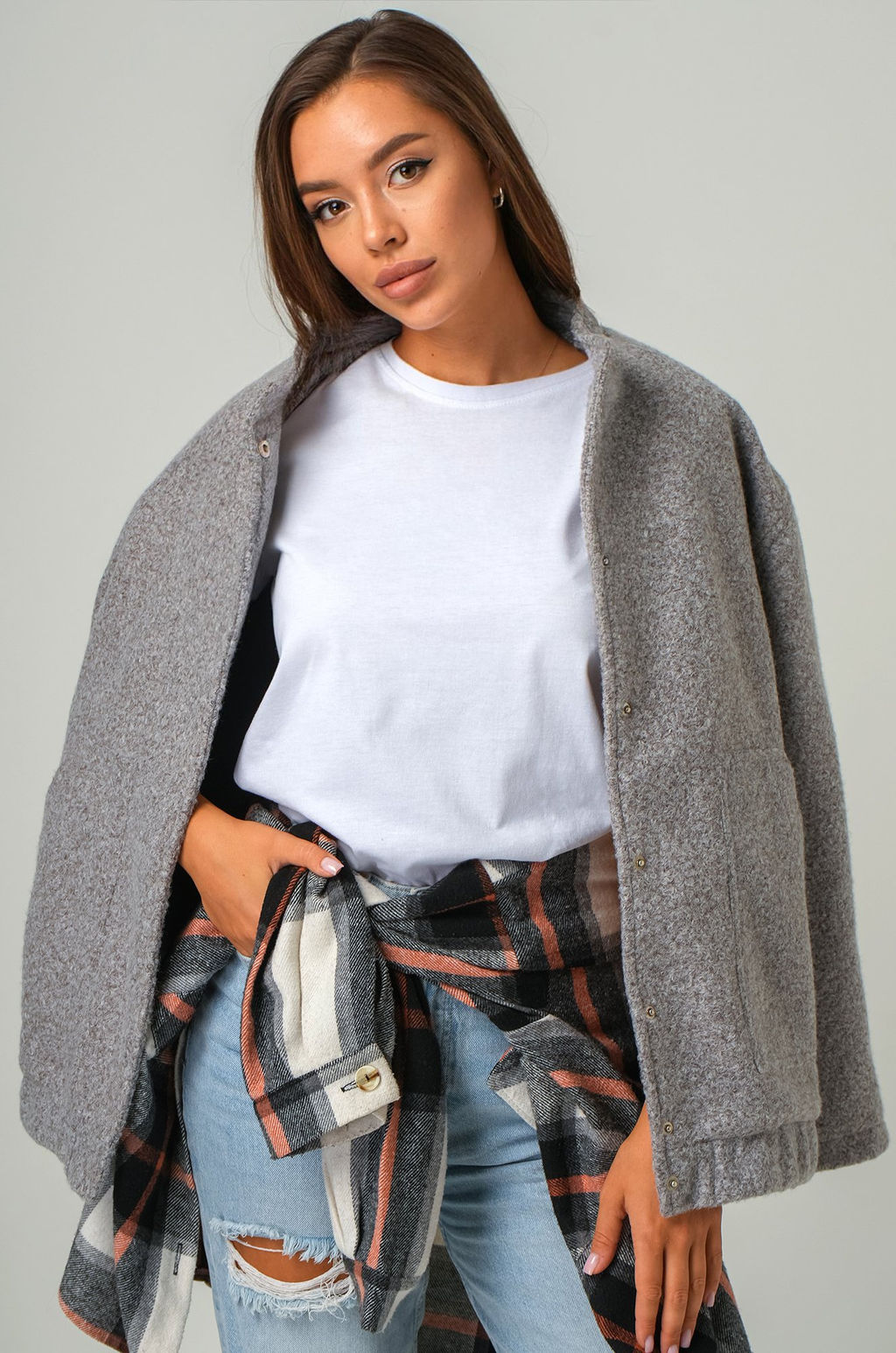 Женский бомбер оверсайз Happyfox - Happy fox фото 7