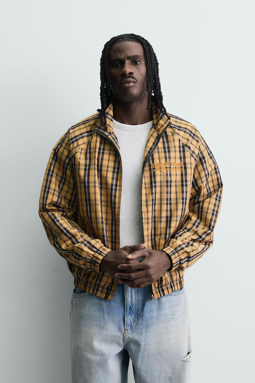 BOXY FIT CHECK TECHNICAL JACKET - Zara фото 2