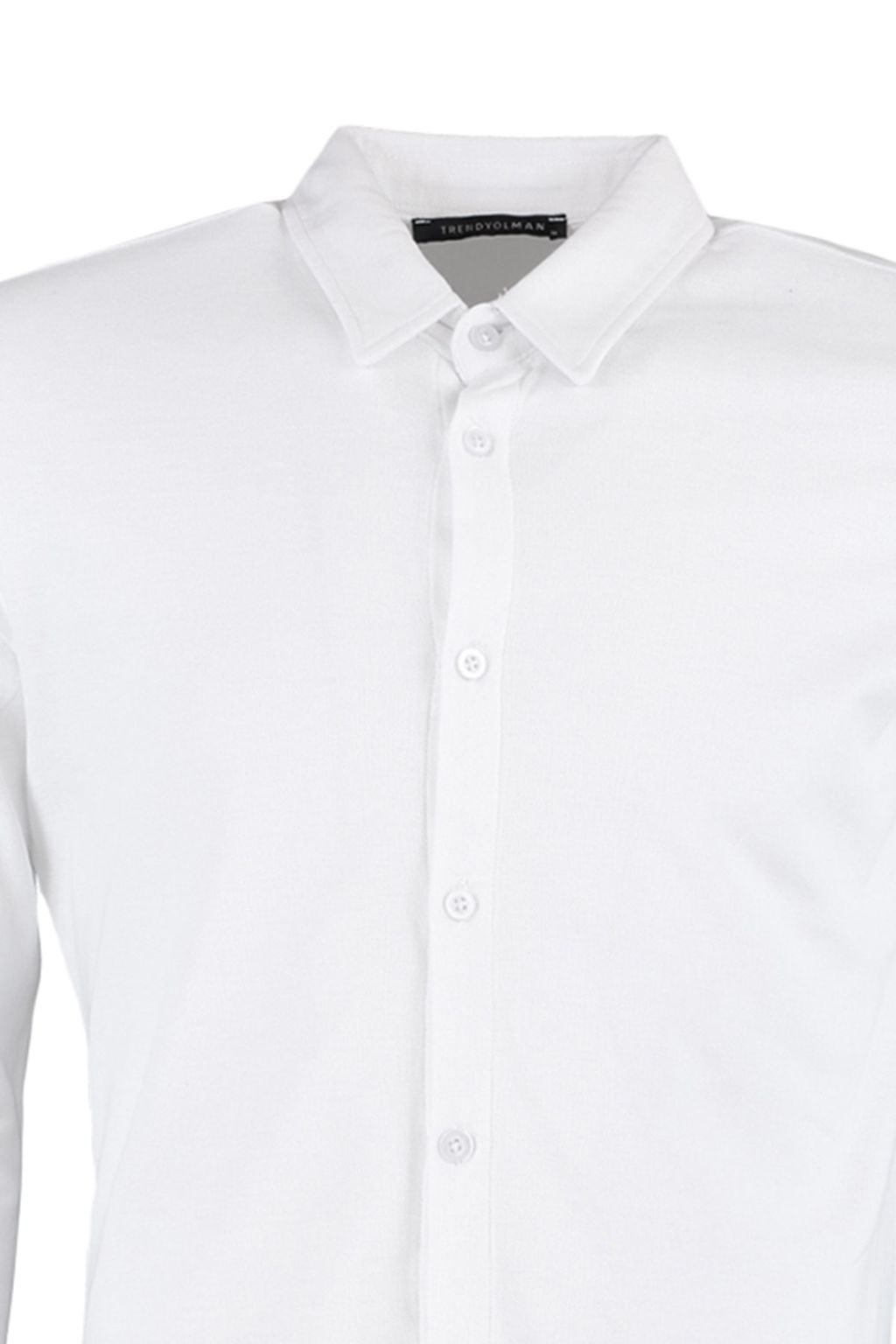 TRENDYOL MAN Siyah Slim Fit Gomlek Yaka Orme Pike Apoletli Rahat Gomlek TMNSS22GO0051 - Trendyolmilla фото 8