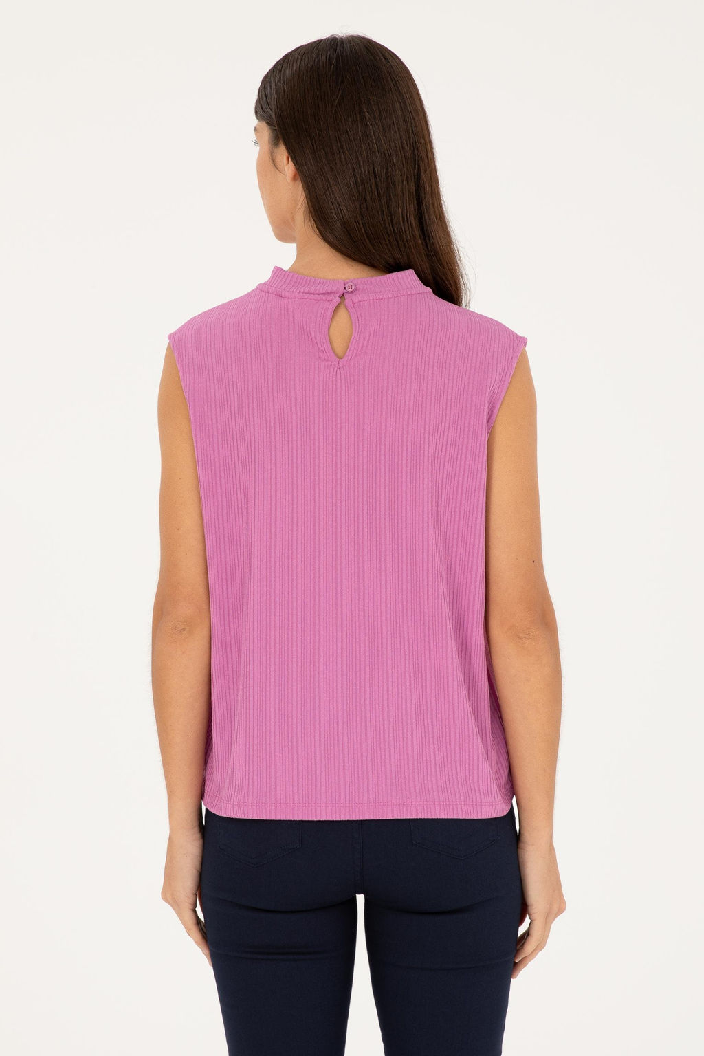 U. S. Polo Assn / Женская фиолетовая футболка - U.s. polo assn фото 5