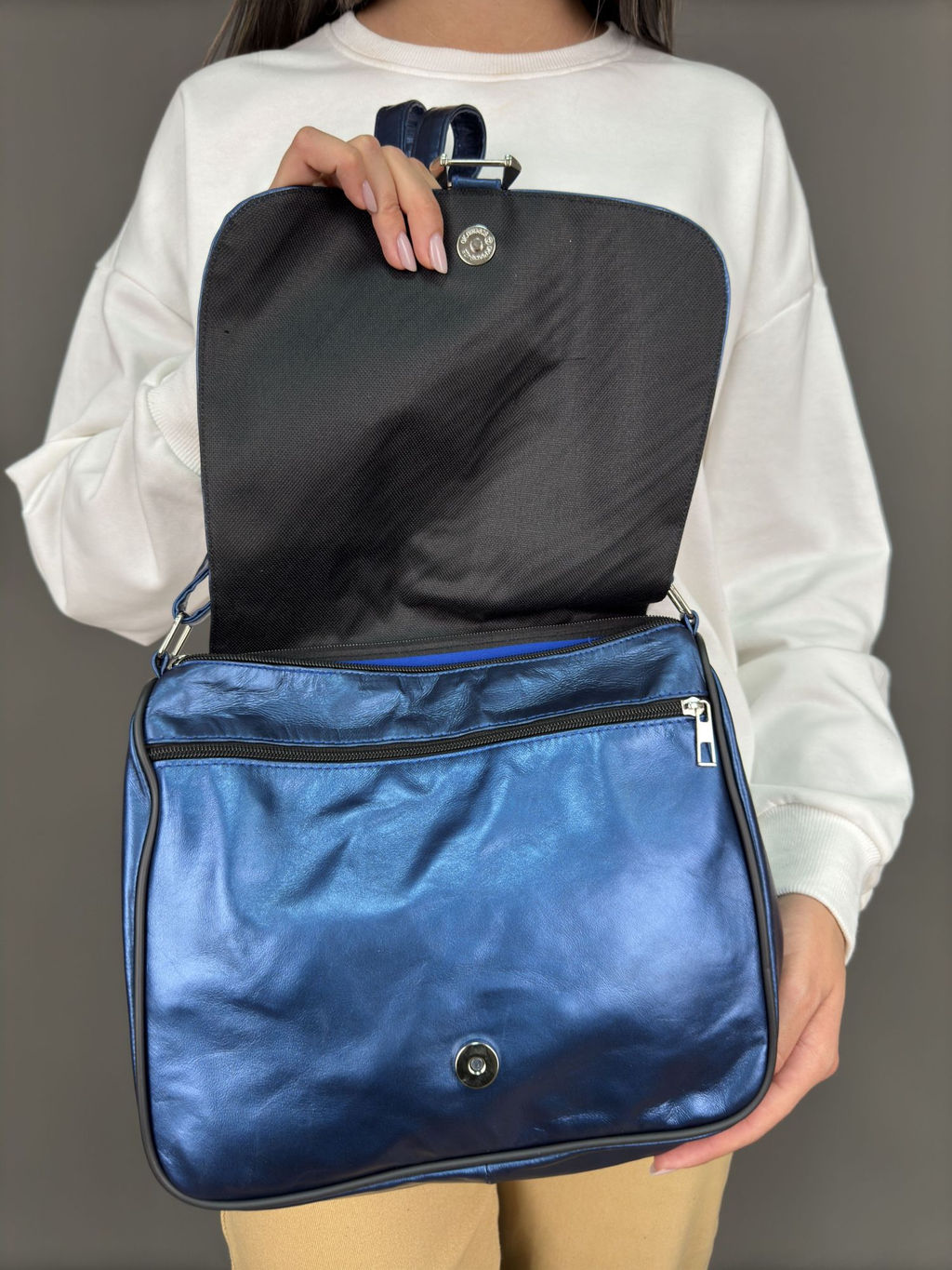 Сумка женская из телячьей кожи