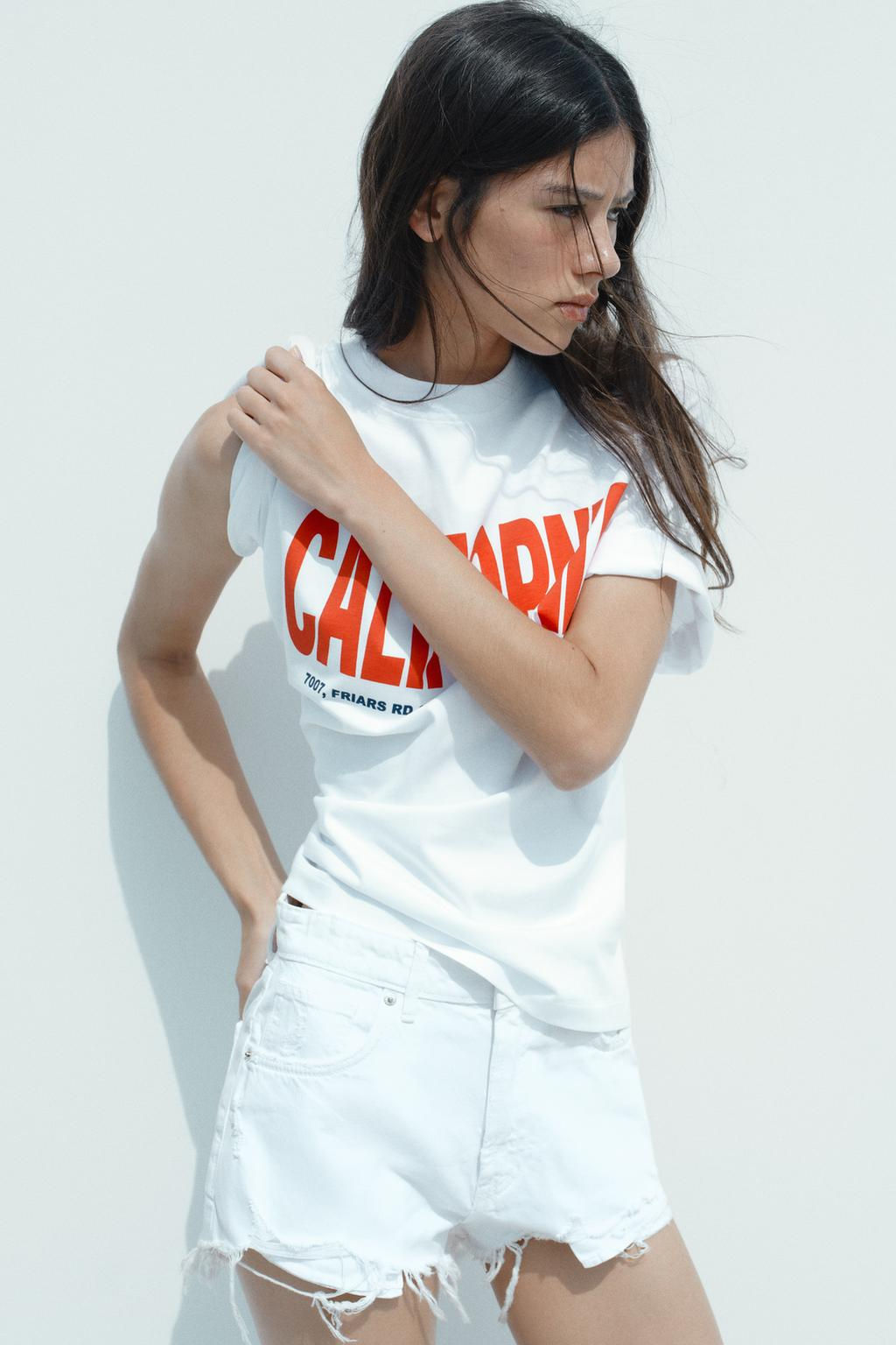 OVERSIZED TEXT T-SHIRT - Zara фото 3
