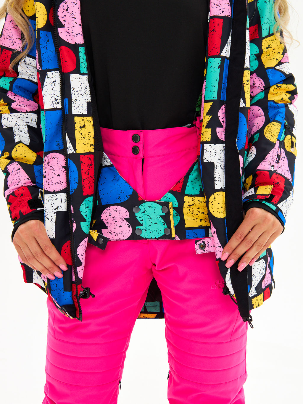 Женская горнолыжная сноубордическая куртка Alpha Endless Ultra Chaleur SNB 423/316_7 Разноцветный  фото 10