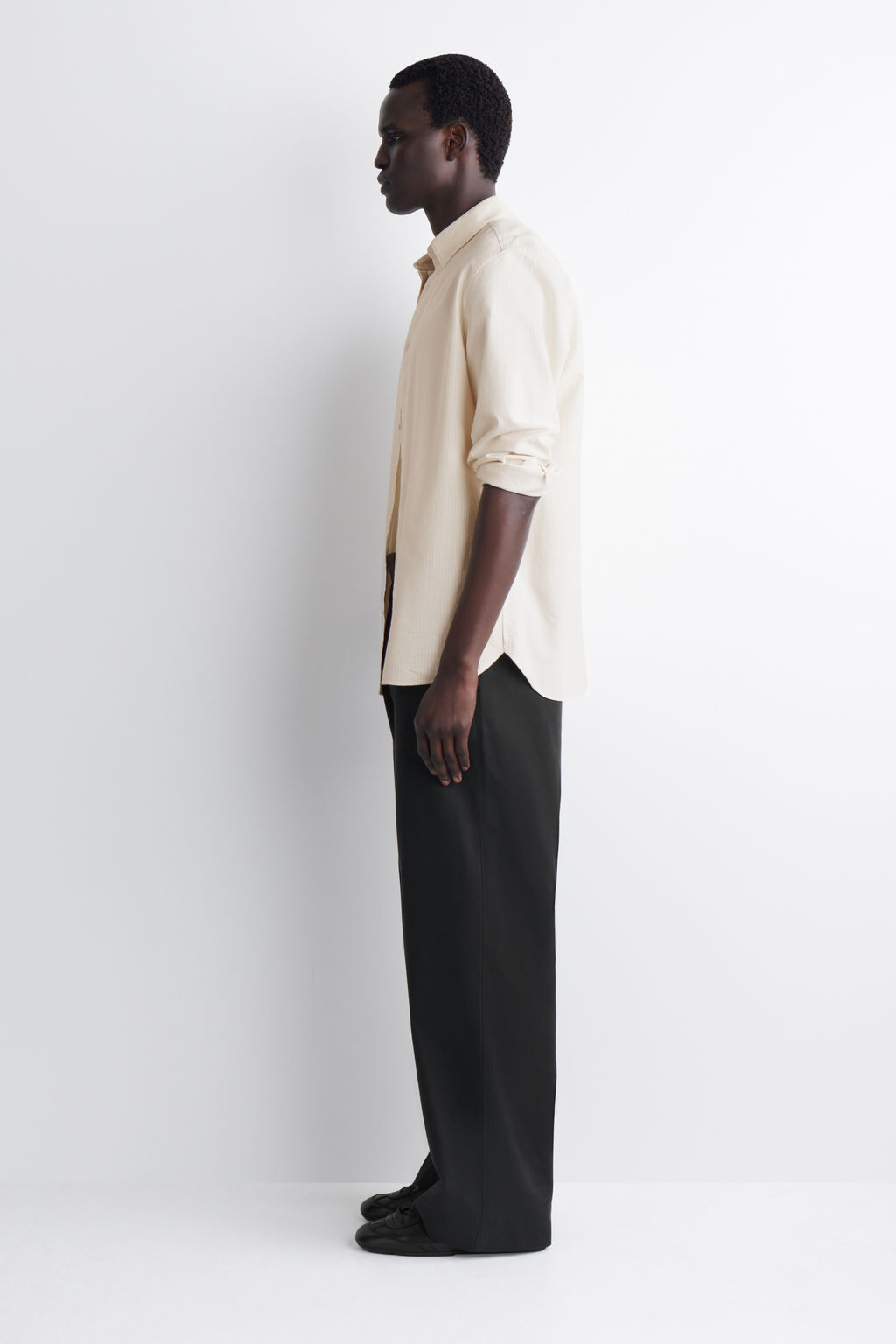 PANTAL?N CHINO WIDE LEG DE ALGOD?N - H&m фото 9