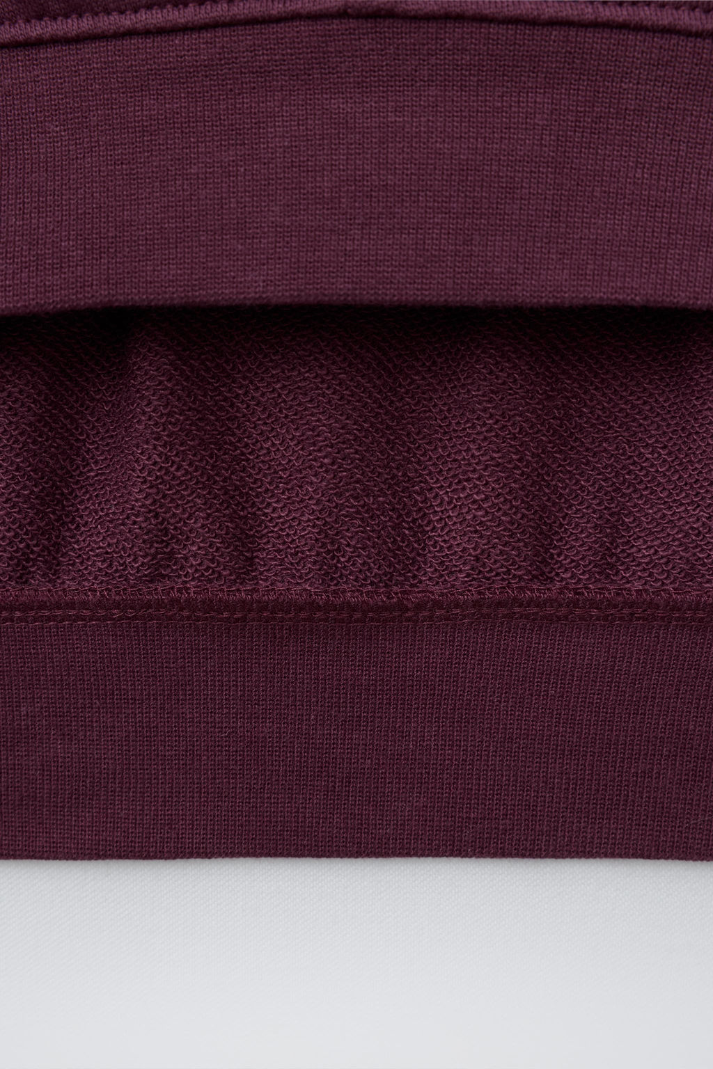 CAMISETA FELPA JOGGING / Burgundy - Zara фото 8