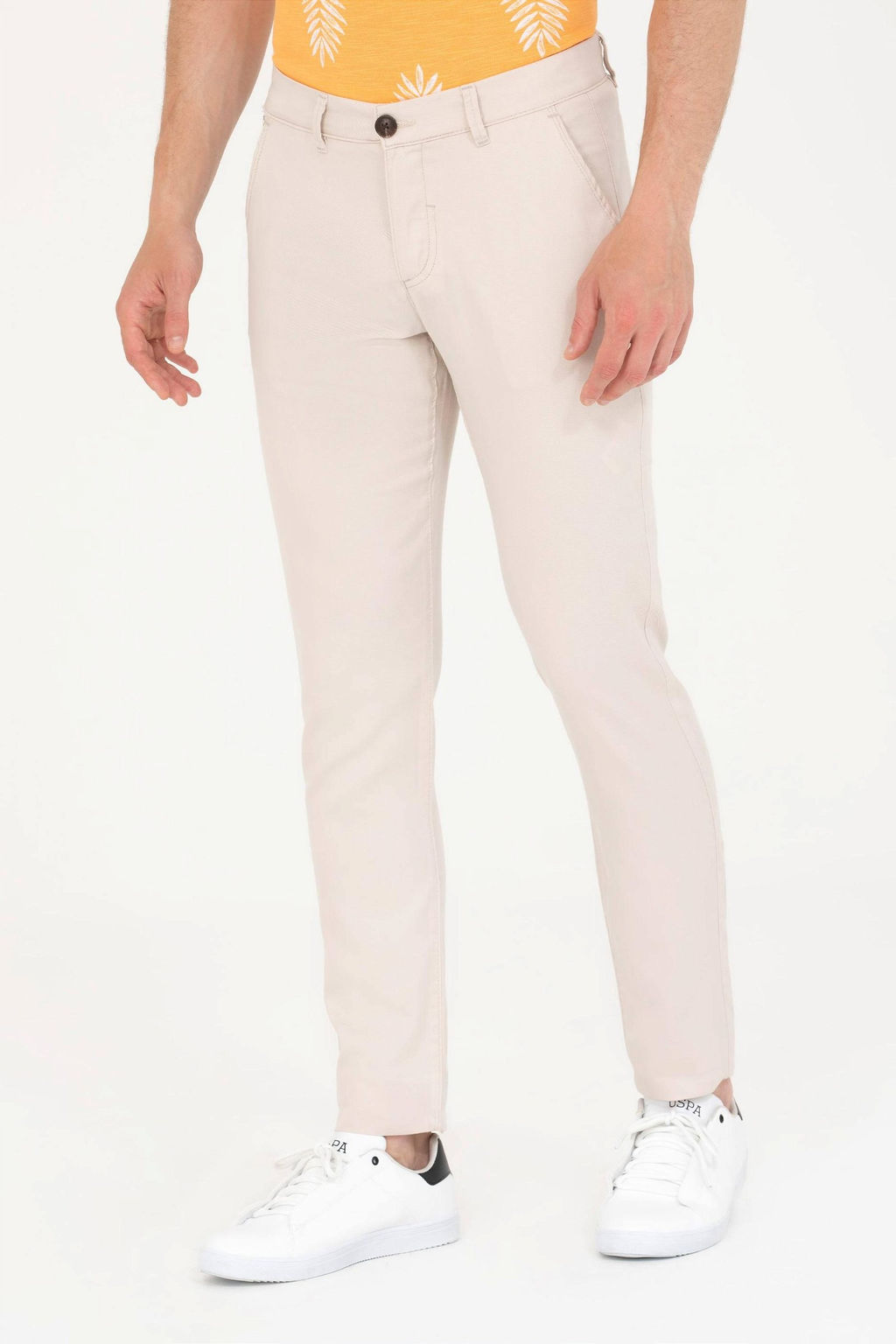 Мужские брюки из плотной ткани Stone - U.s. polo assn фото 2