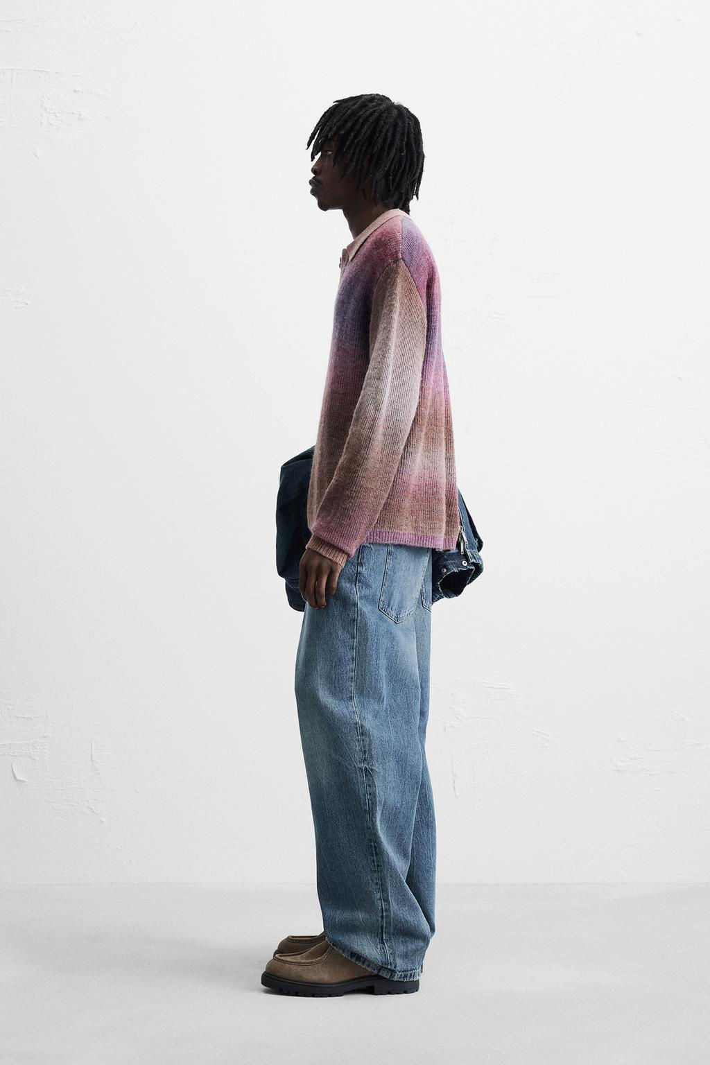 GRADIENT KNIT POLO SHIRT - Zara фото 4