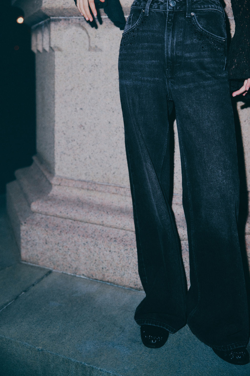Wide Ultra High Jeans - H&m фото 6