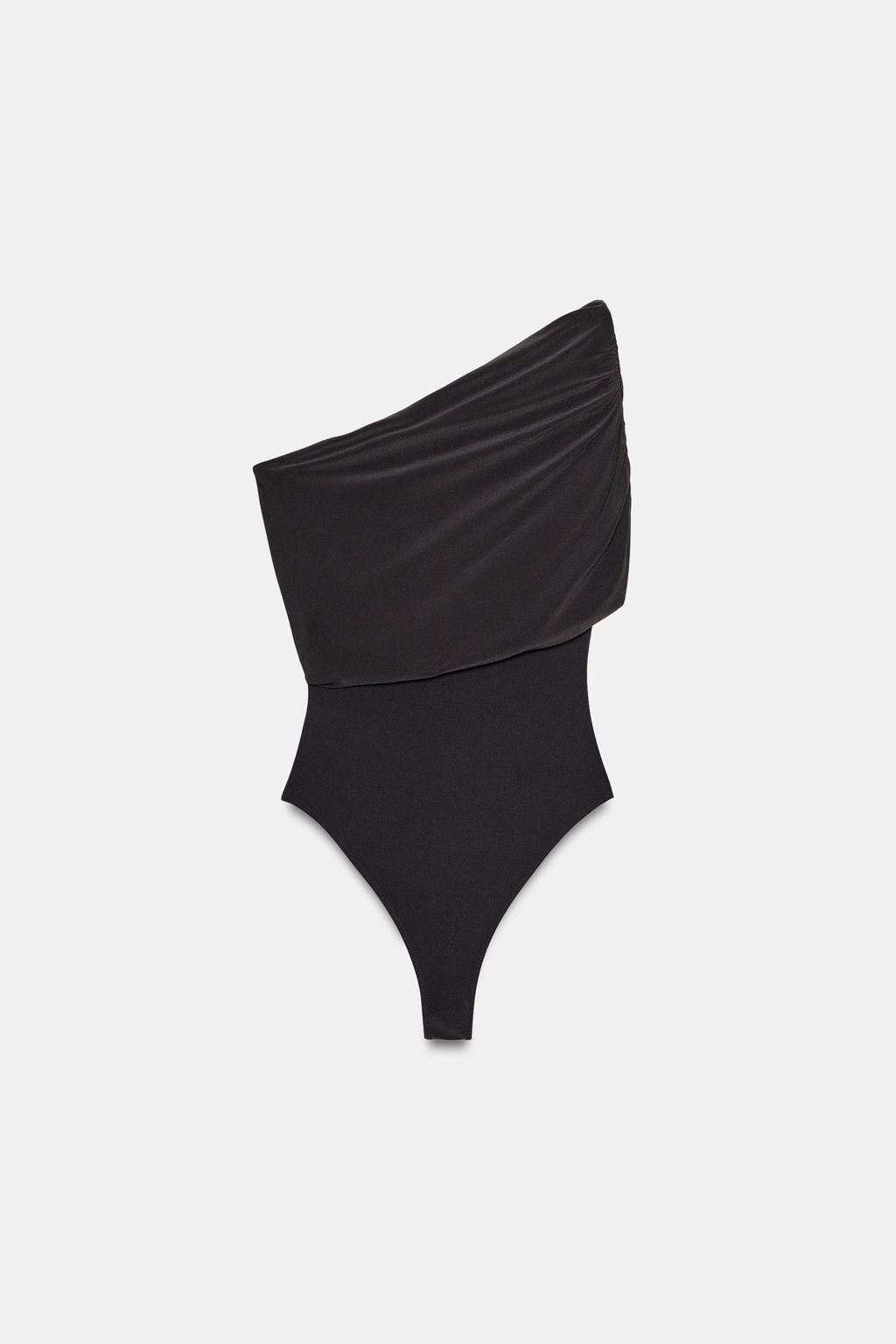 BODY ASIM?TRICO FRUNCES / Gris antracita
