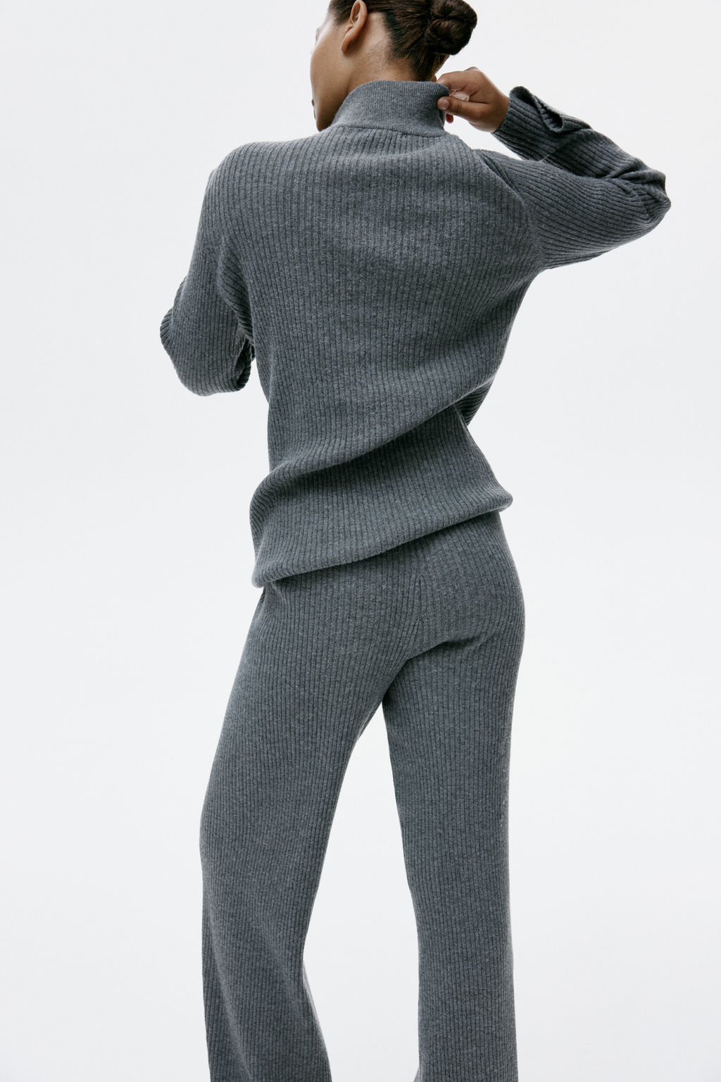 Pantal?n amplio en punto de canal? - H&m фото 5