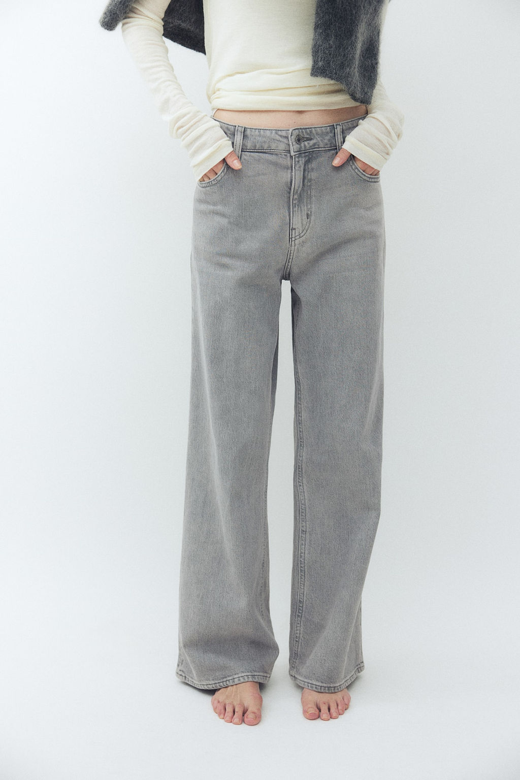 Wide High Jeans - H&m фото 2