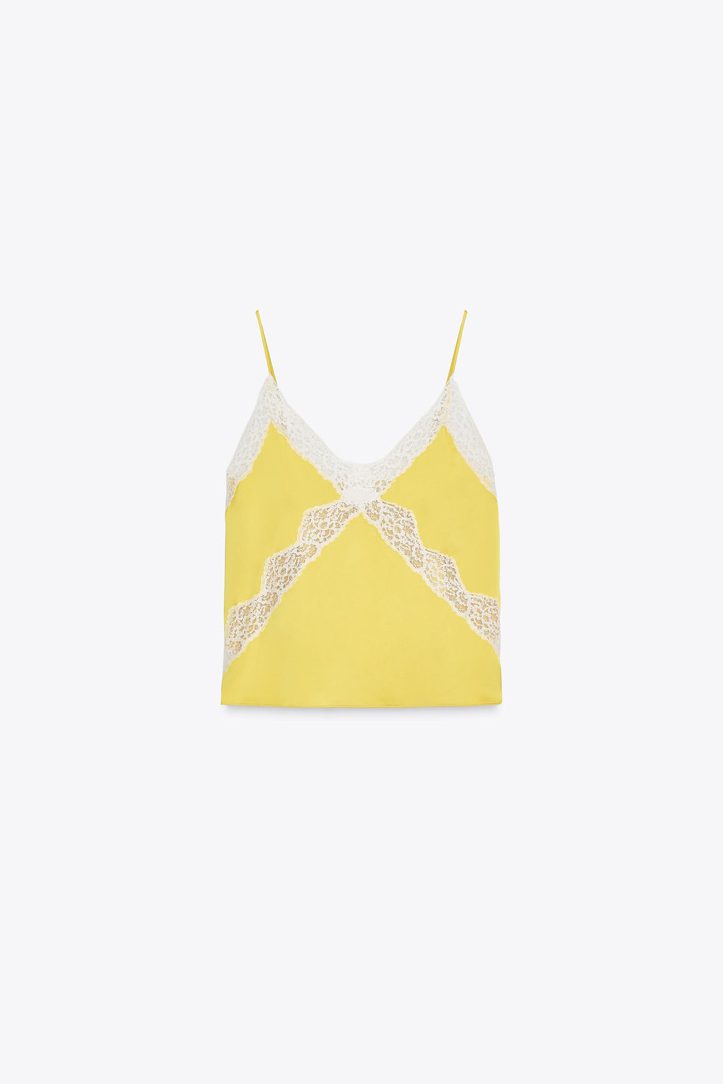 LACE CAMISOLE TOP - Zara фото 8