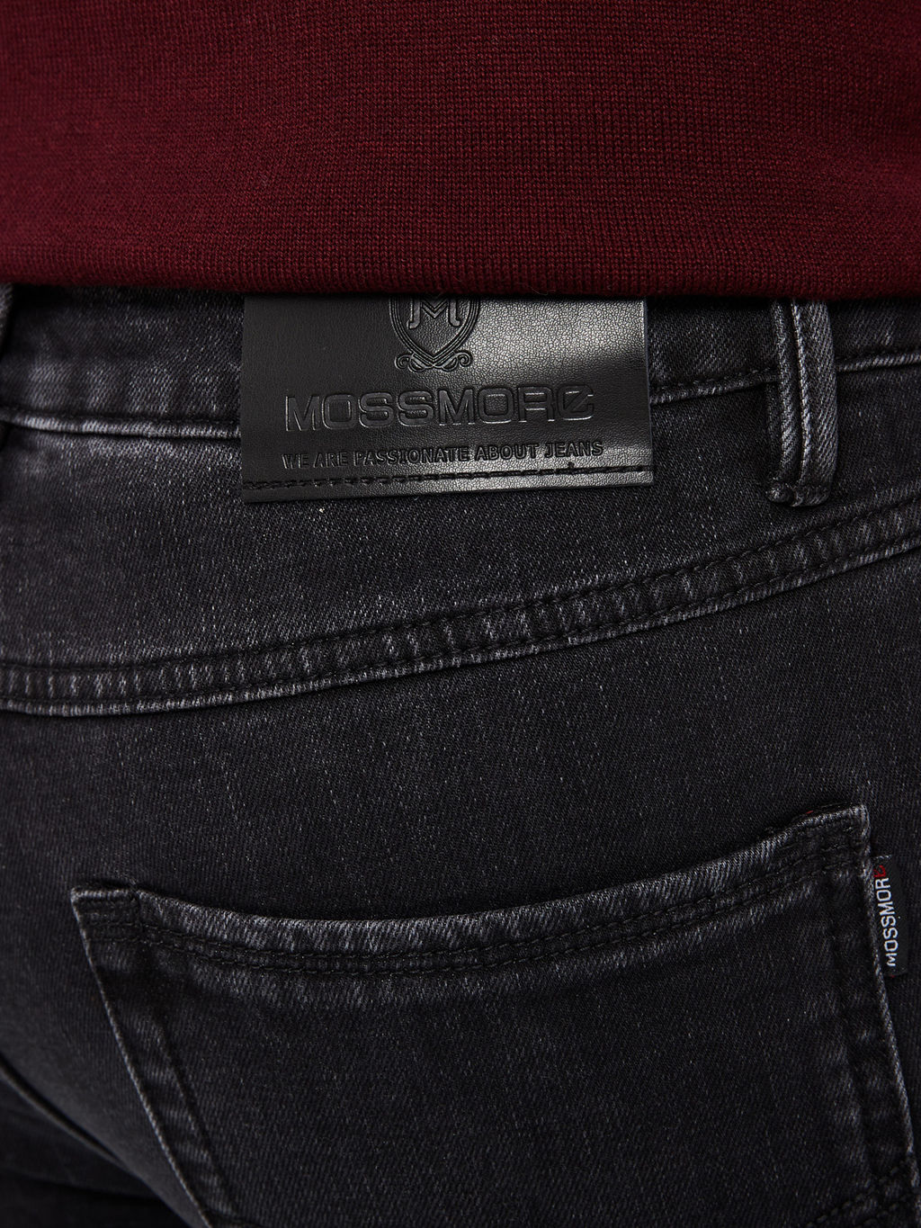 Утепленные мужские джинсы прямого кроя с начесом - Mossmore фото 10