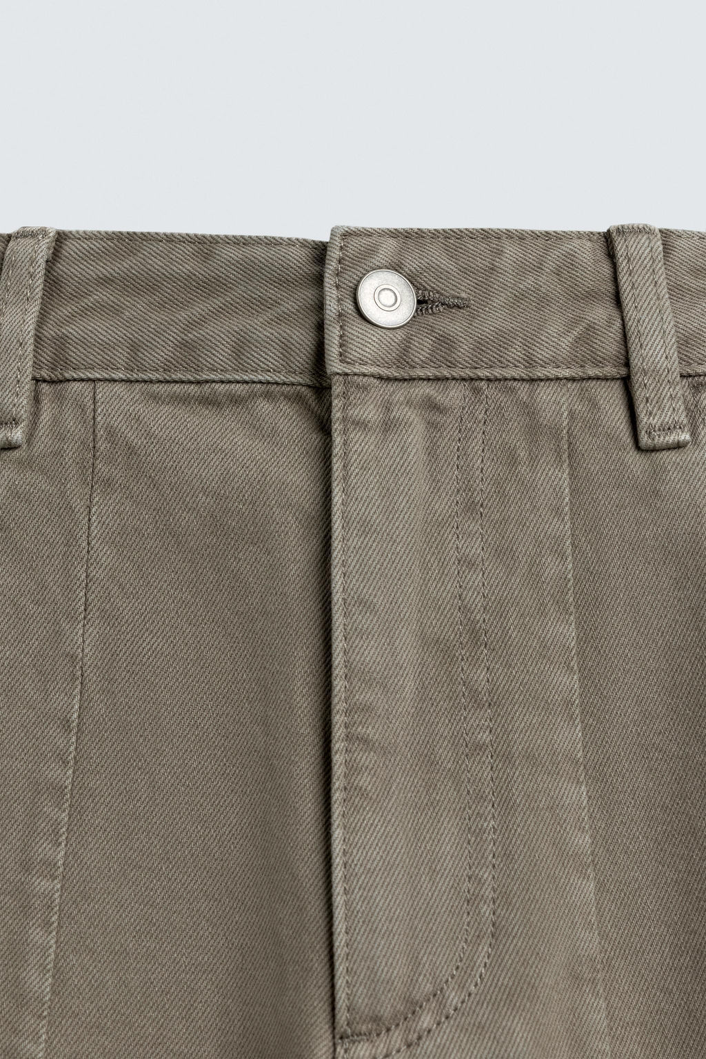 JEANS BALLOON FIT CREMALLERA / Tostado - Zara фото 10