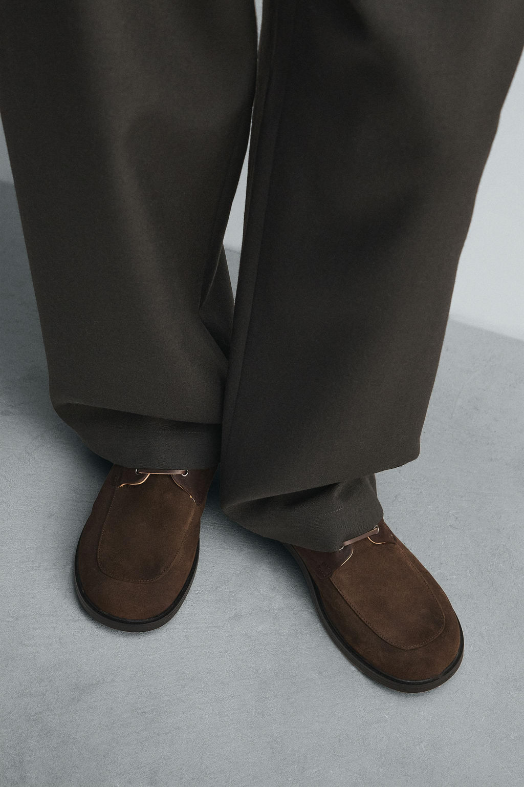 LIMITED EDITION LEATHER DECK SHOES - Zara фото 3