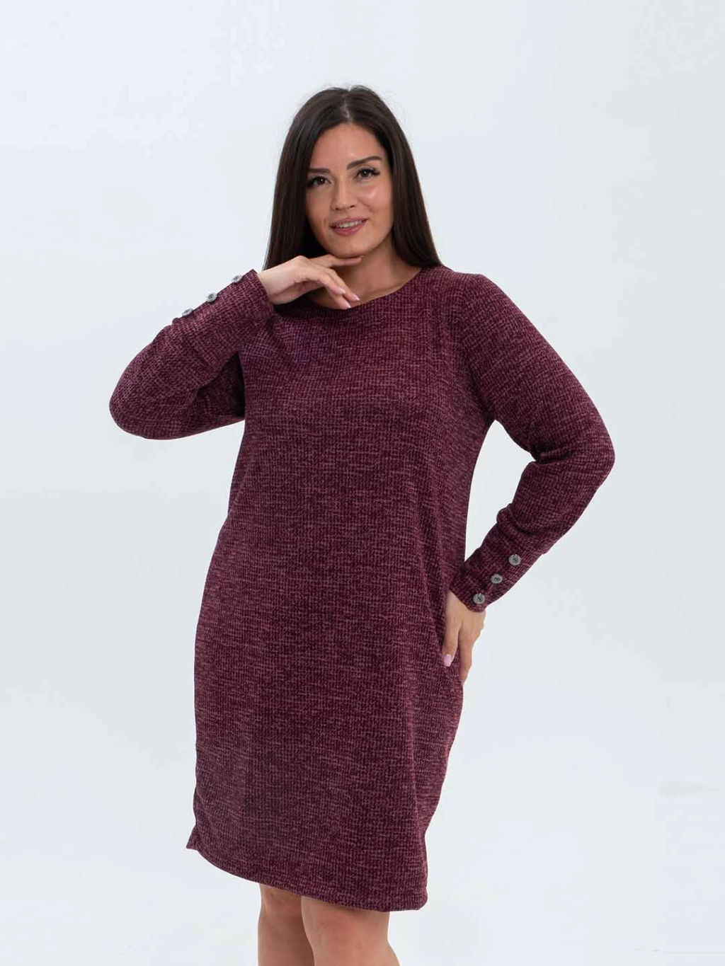 Платье женское, цвет бордо