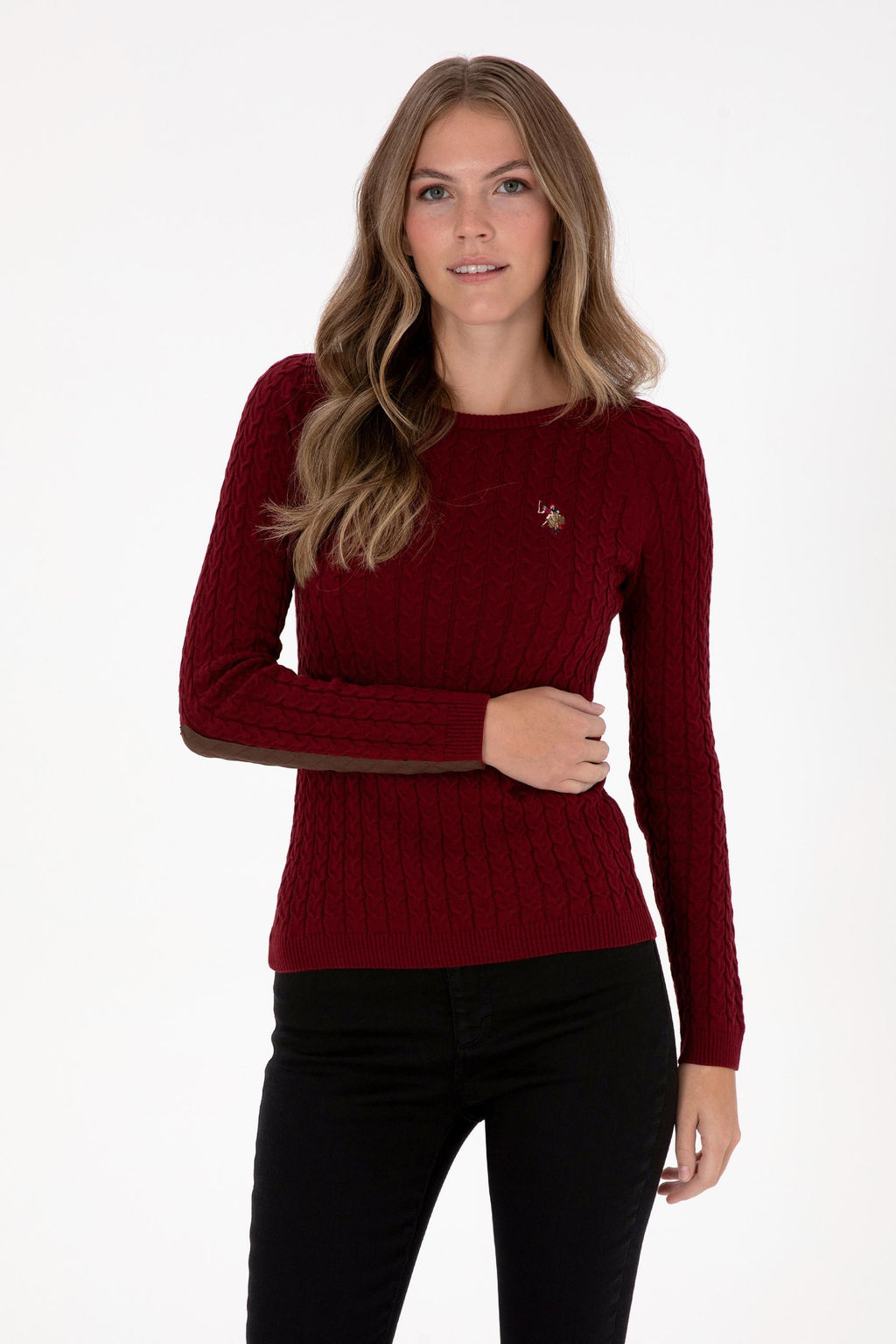 Kad_n Bordo Basic Kazak Sepette S_rpriz _ndirim - U.s. polo assn фото 3