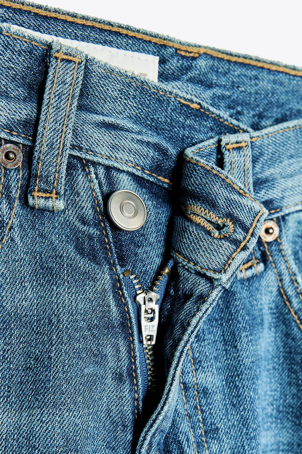 TRF MID-WAIST CROSSOVER BAGGY JEANS - Zara фото 2