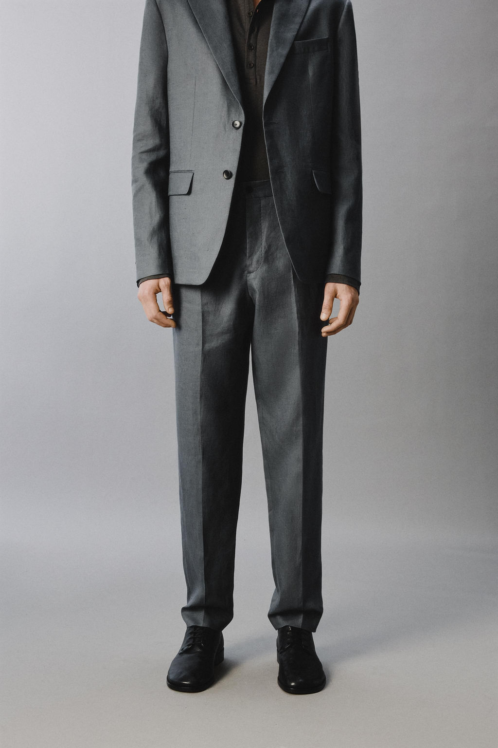 100% LINEN SUIT TROUSERS - Zara фото 10