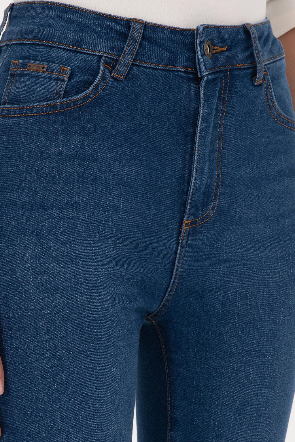 Kad_n Mavi Skinny Haigh Waist Fit Jean Pantolon - U.s. polo assn фото 5