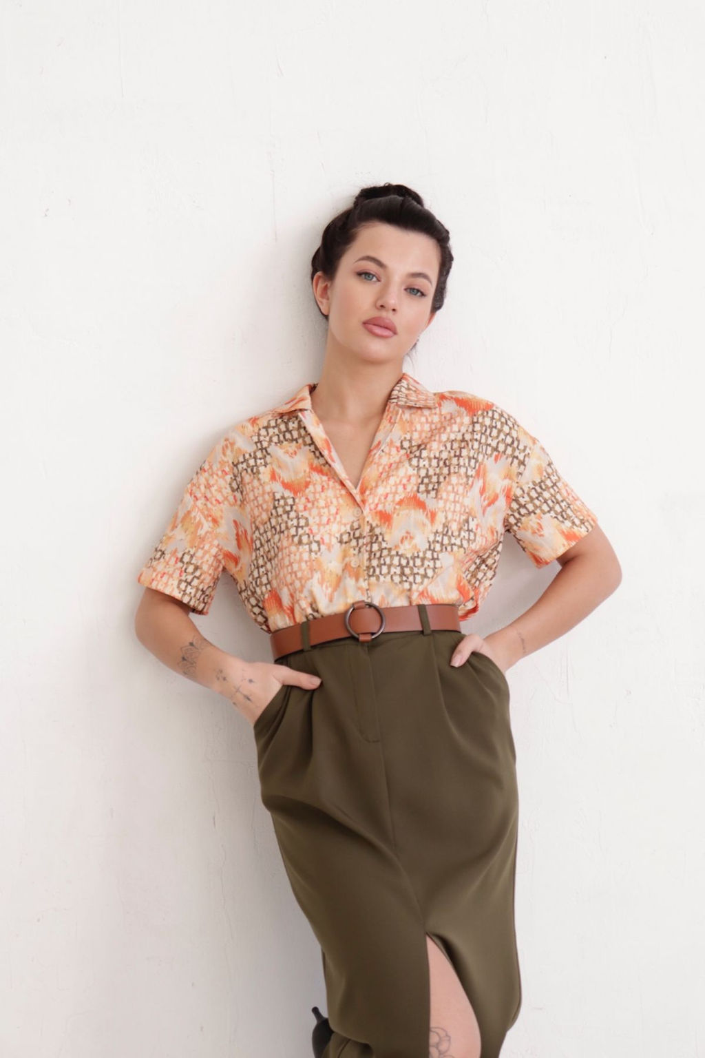 11222 Рубашка с коротким рукавом - Martichelli фото 13