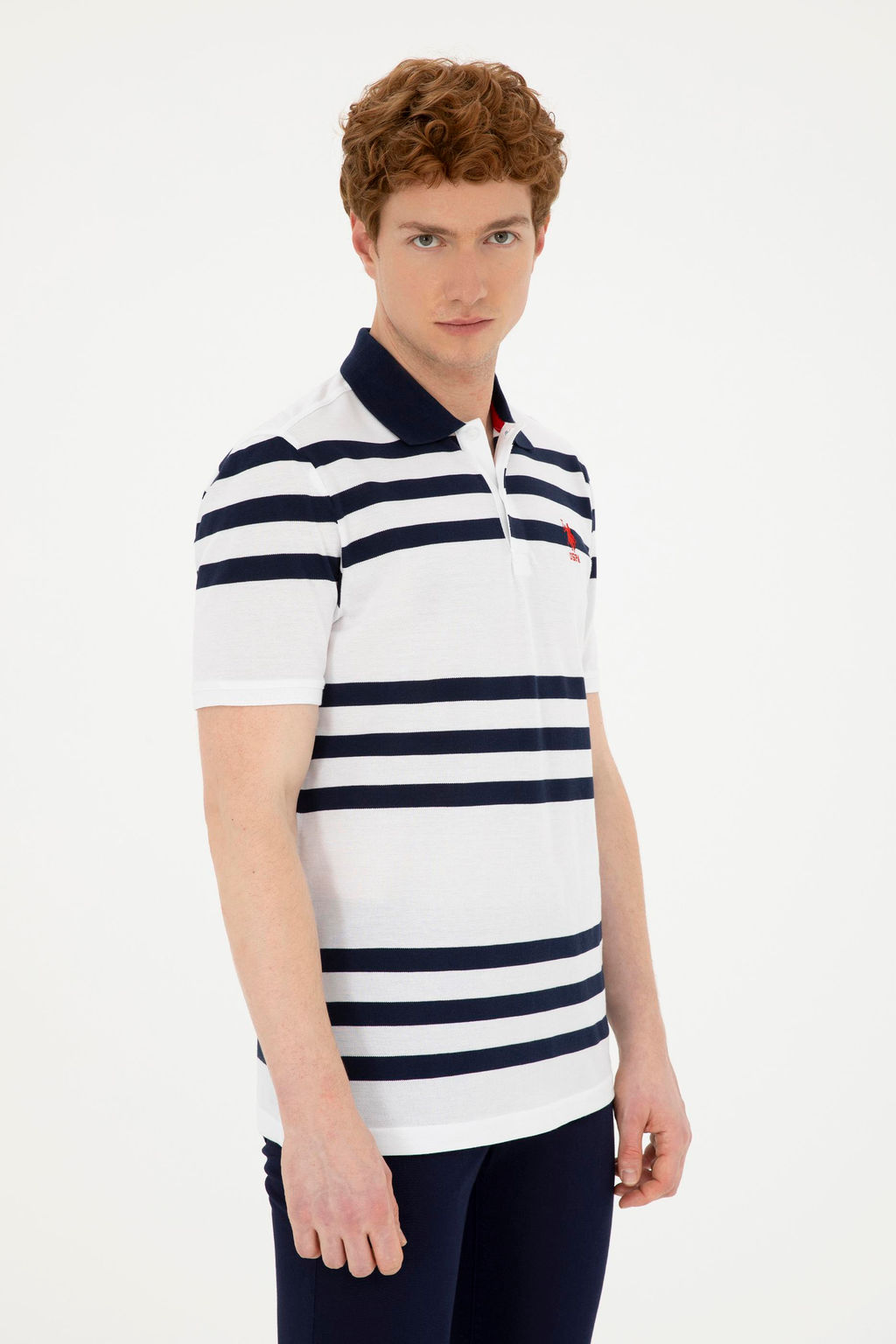Мужская темно-синяя футболка Неожиданная скидка в корзине - U.s. polo assn фото 10