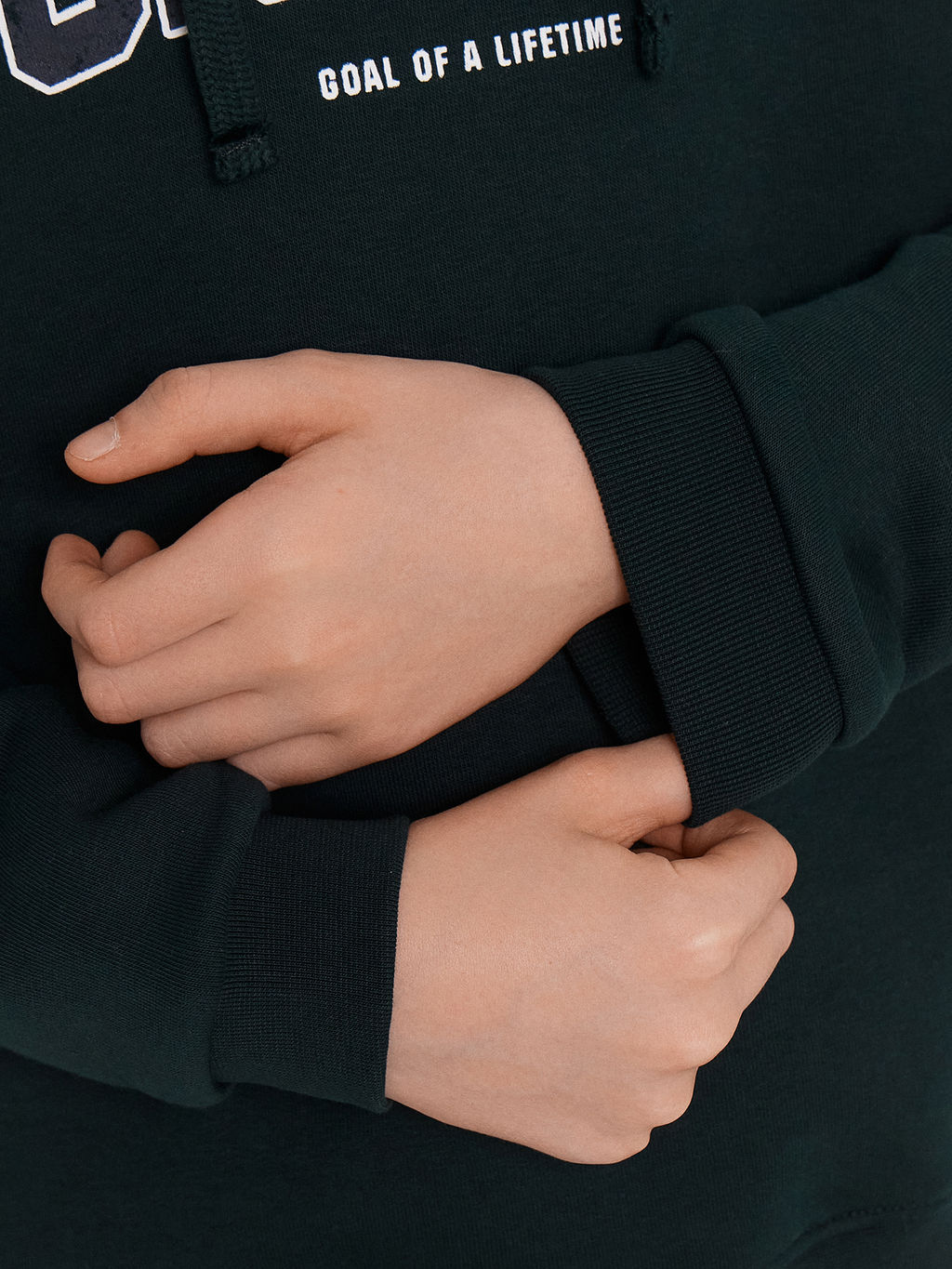 Джемпер для мальчиков зеленый с принтом G.O.A.L - Mark formelle фото 6