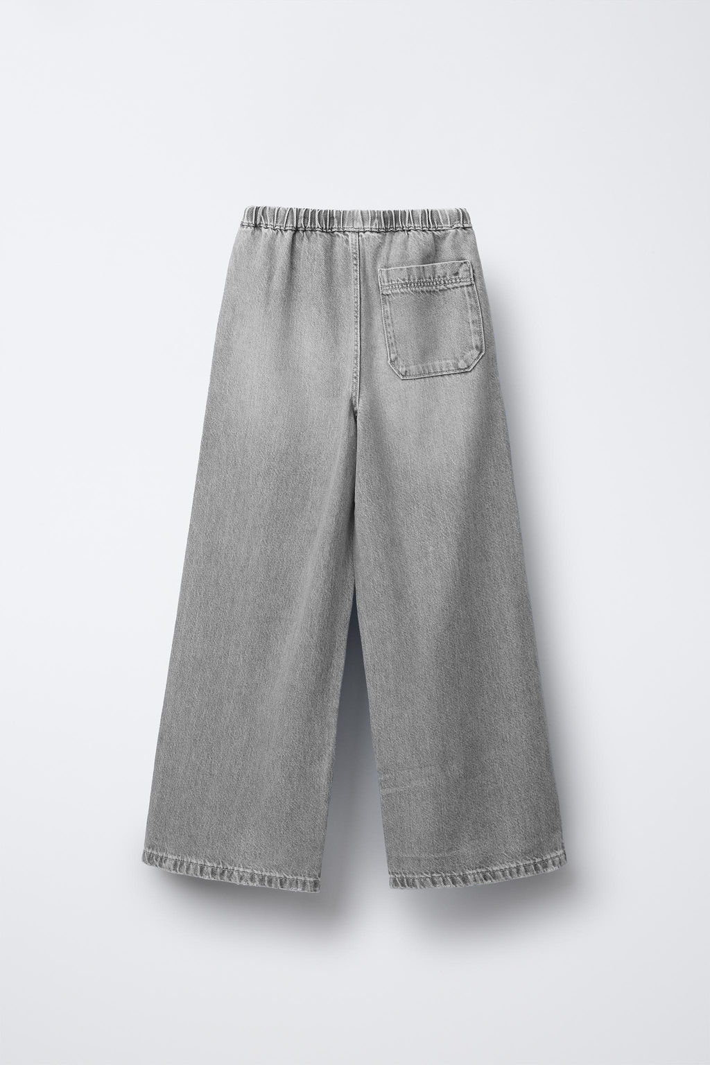 WIDE-LEG DRAWSTRING JEANS - Zara фото 2