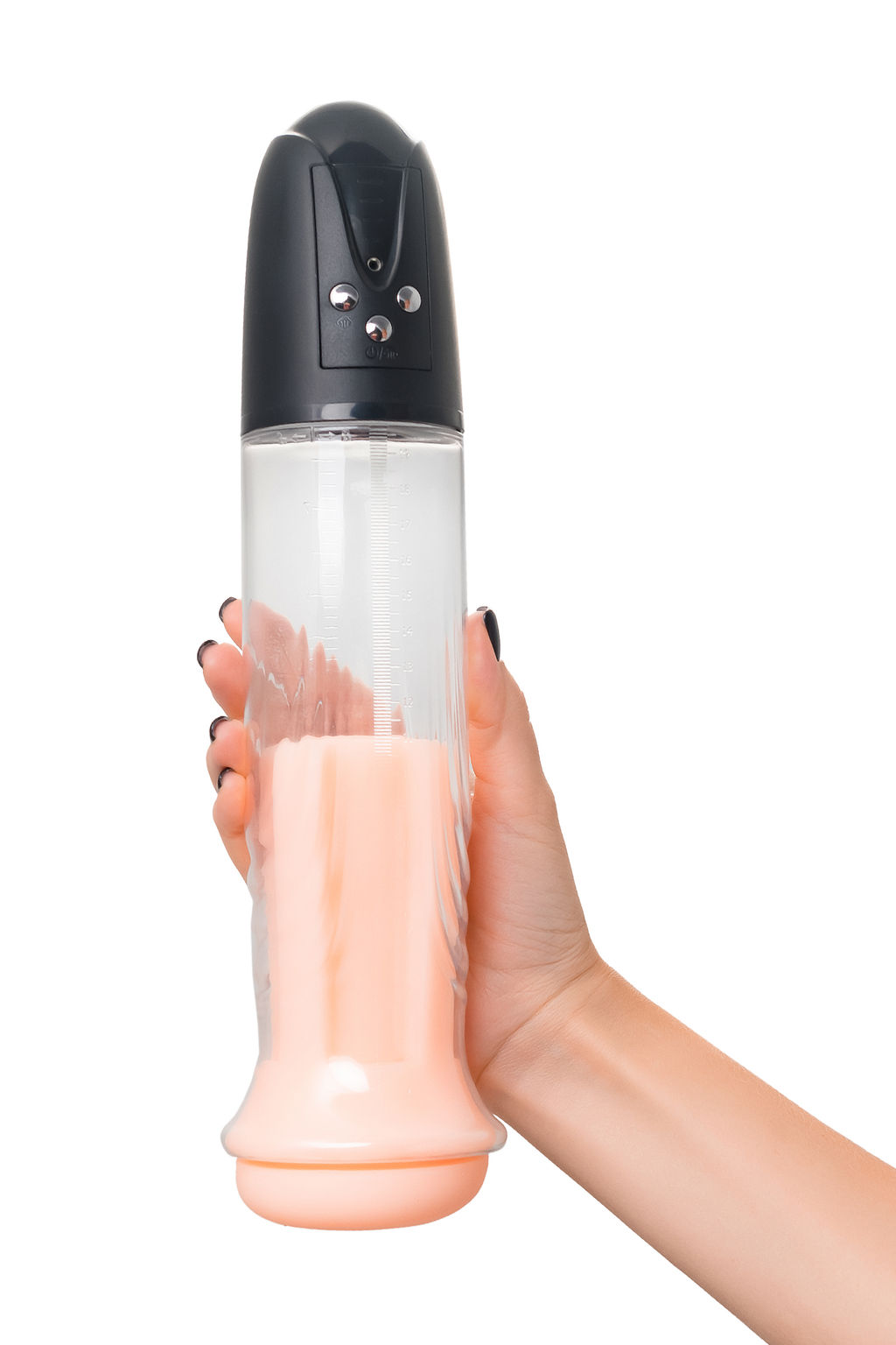 Автоматическая помпа для пениса Sexus men Expert Thorin для мастурбации, ABS-пластик, черная, 32 см