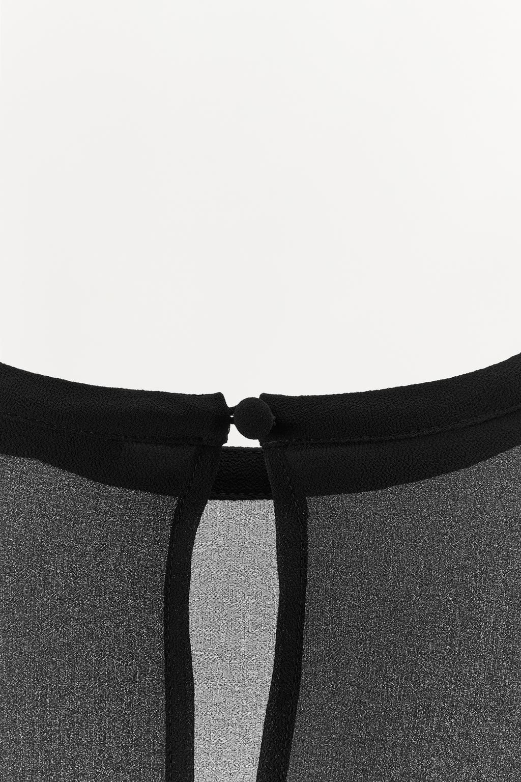 BEADED GEORGETTE TOP - Zara фото 6