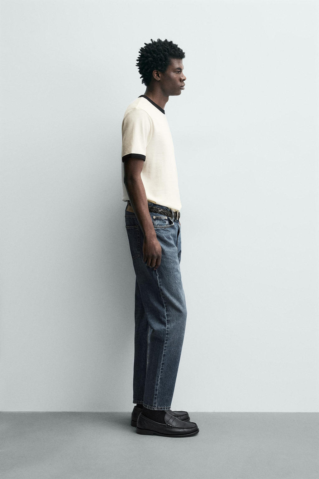 SLIM TAPERED FIT JEANS - Zara фото 6