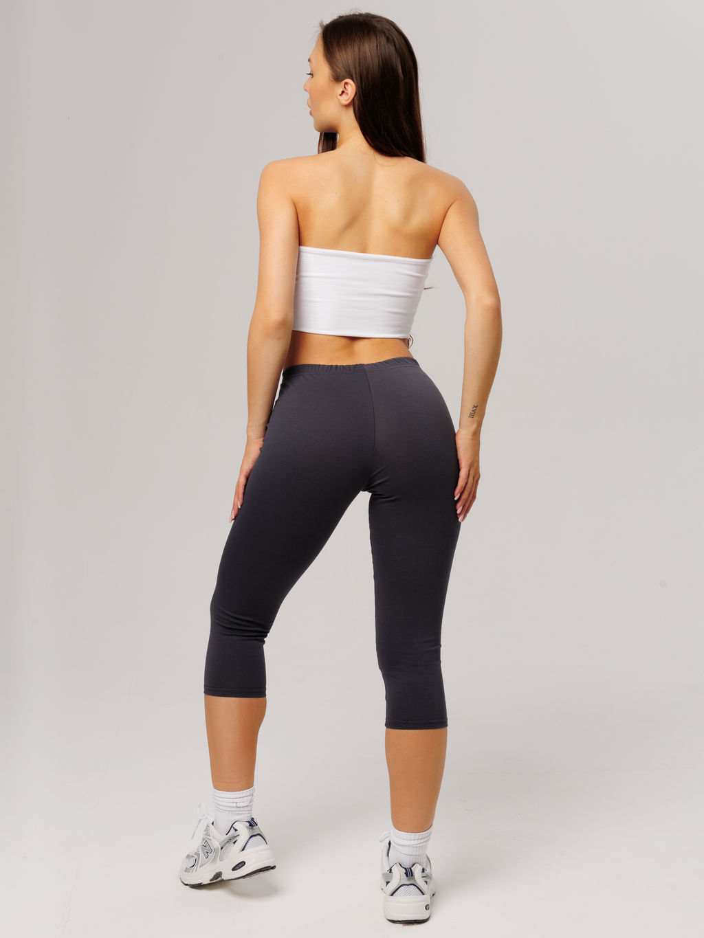 Трикотажные женские бриджи LINGEAMO графит КБ-24 (33)  фото 5