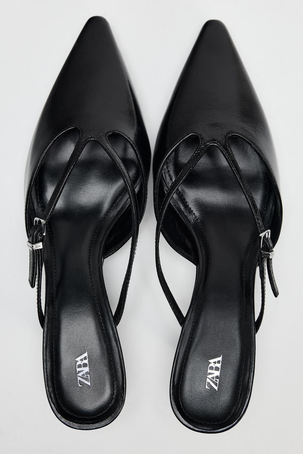 LEATHER HIGH-HEEL MULES 50TH ANNIVERSARY - Zara фото 5