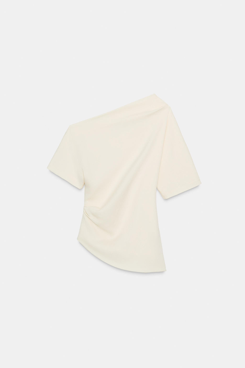 ZW COLLECTION LIMITED EDITION ASYMMETRIC DRAPED BLOUSE - Zara фото 6